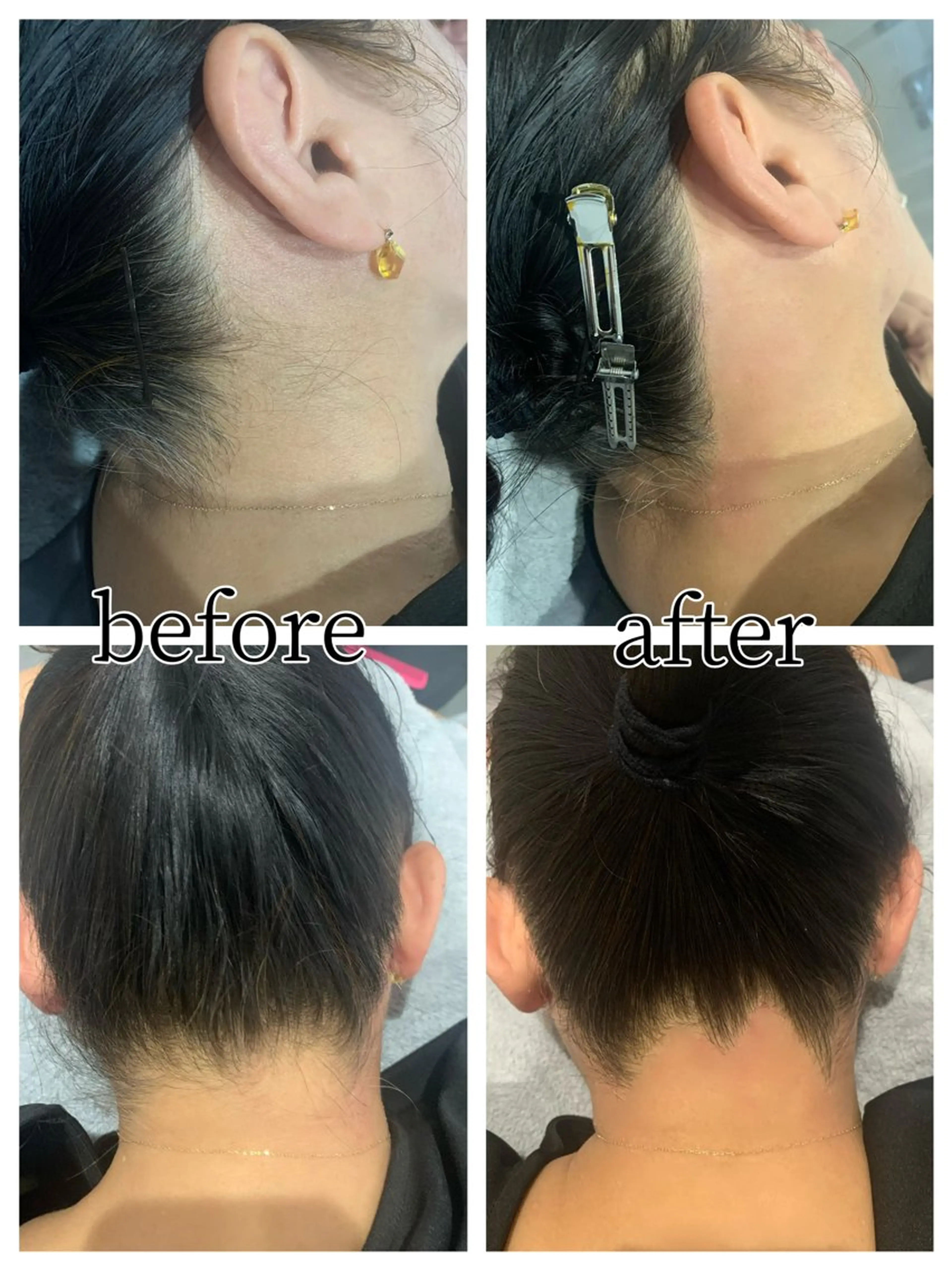 脱毛 中川 沙里のヘアスタイル