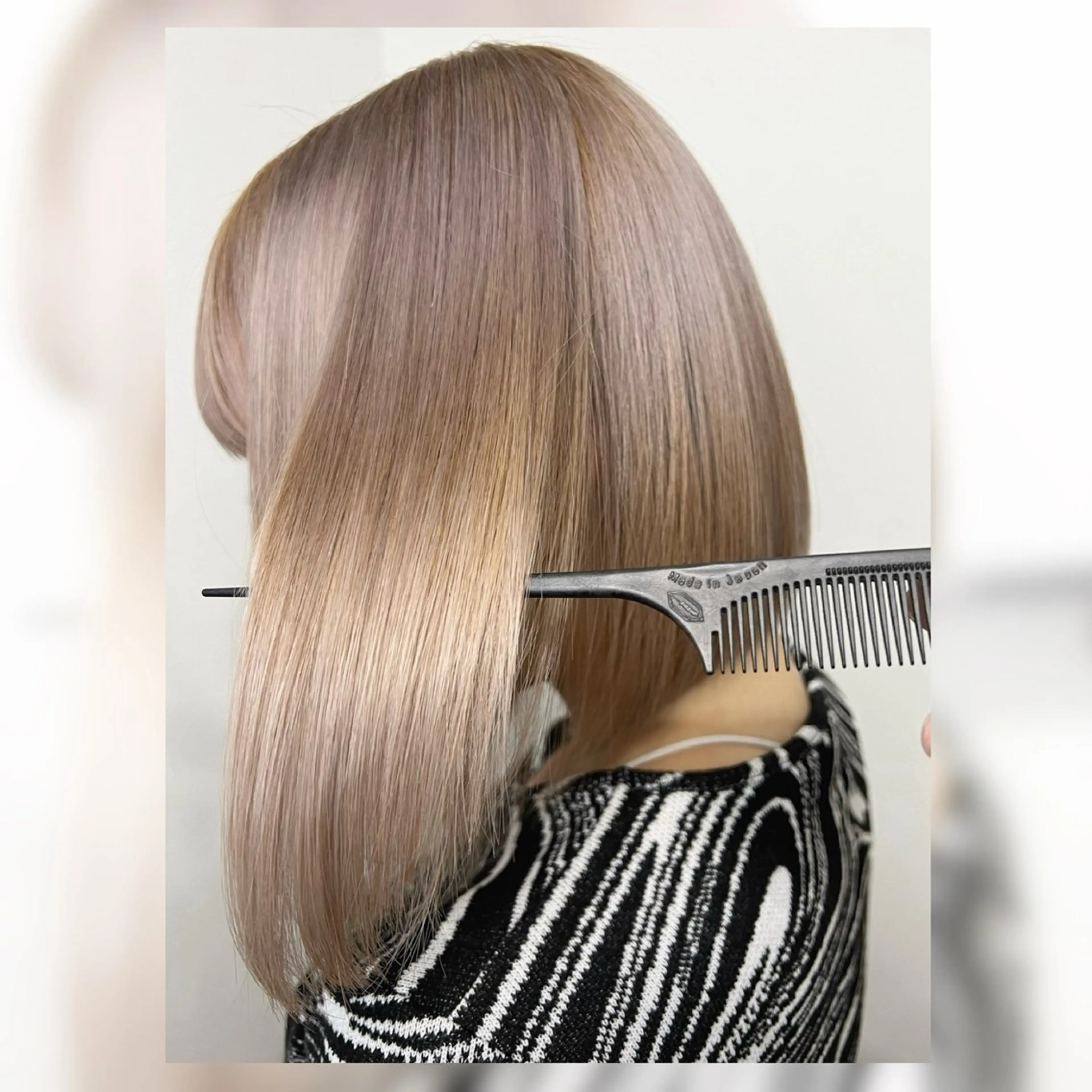 ショート カラー ベージュカラー ブリーチ ケアブリーチ 透明感カラー ダブルカラー ✨髪質改善×透明感 カラー✨岩下哲也のヘアスタイル