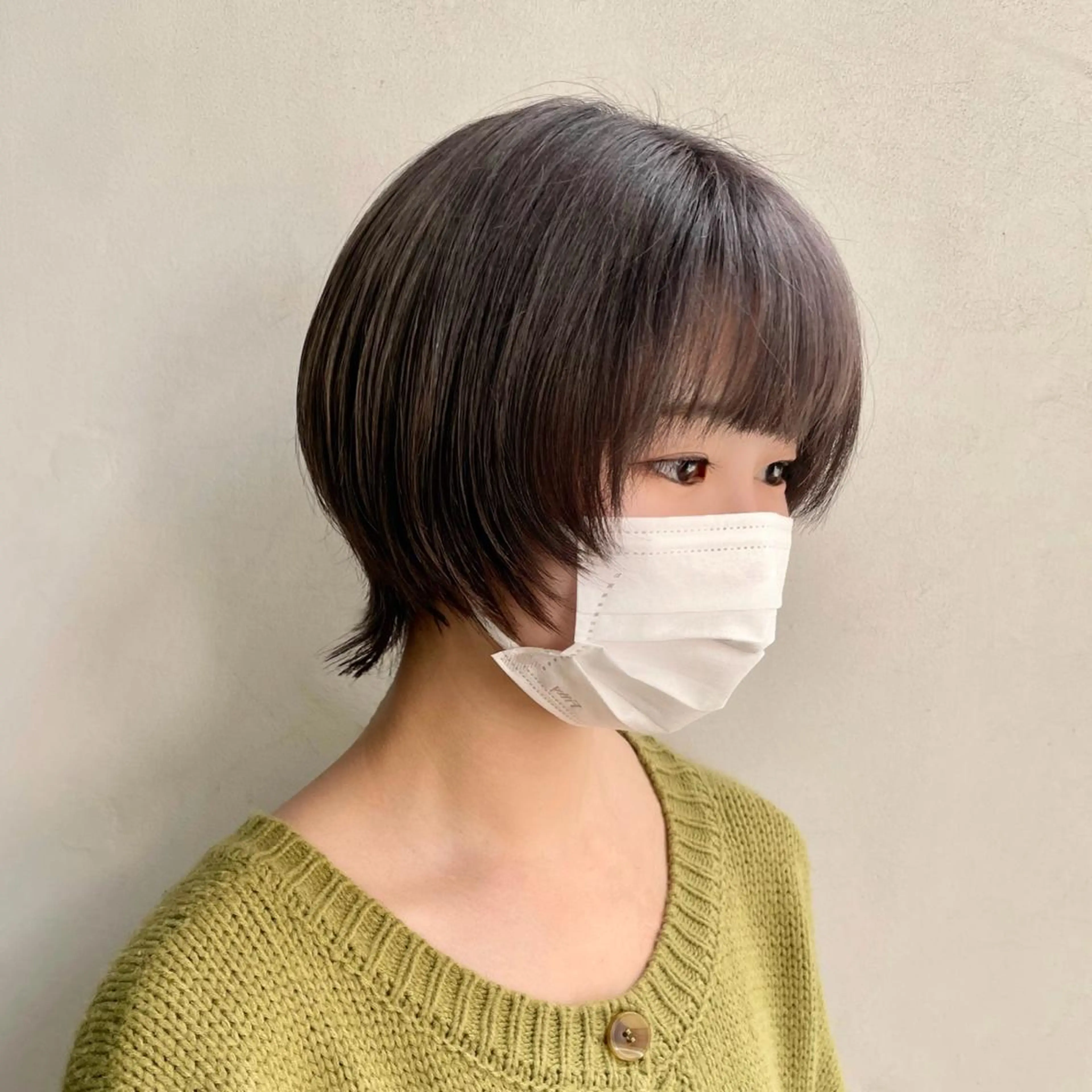ショート カラー カット ヘアカラー トリートメント ショート/ボブ/ 透明感カラー/ほのかのヘアスタイル