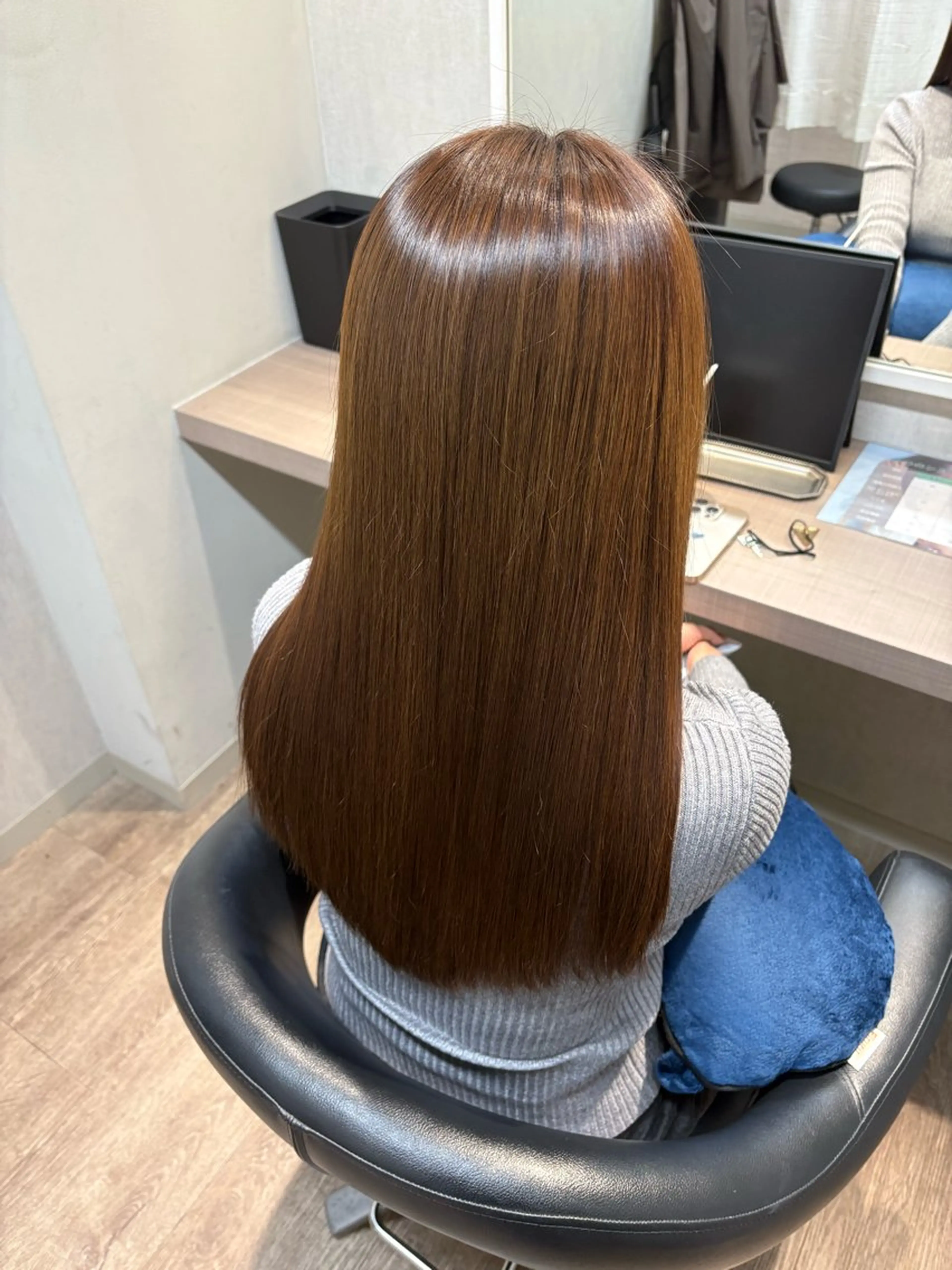 ロング カット 縮毛矯正 トリートメント Hirona 縮毛矯正/髪質改善のヘアスタイル