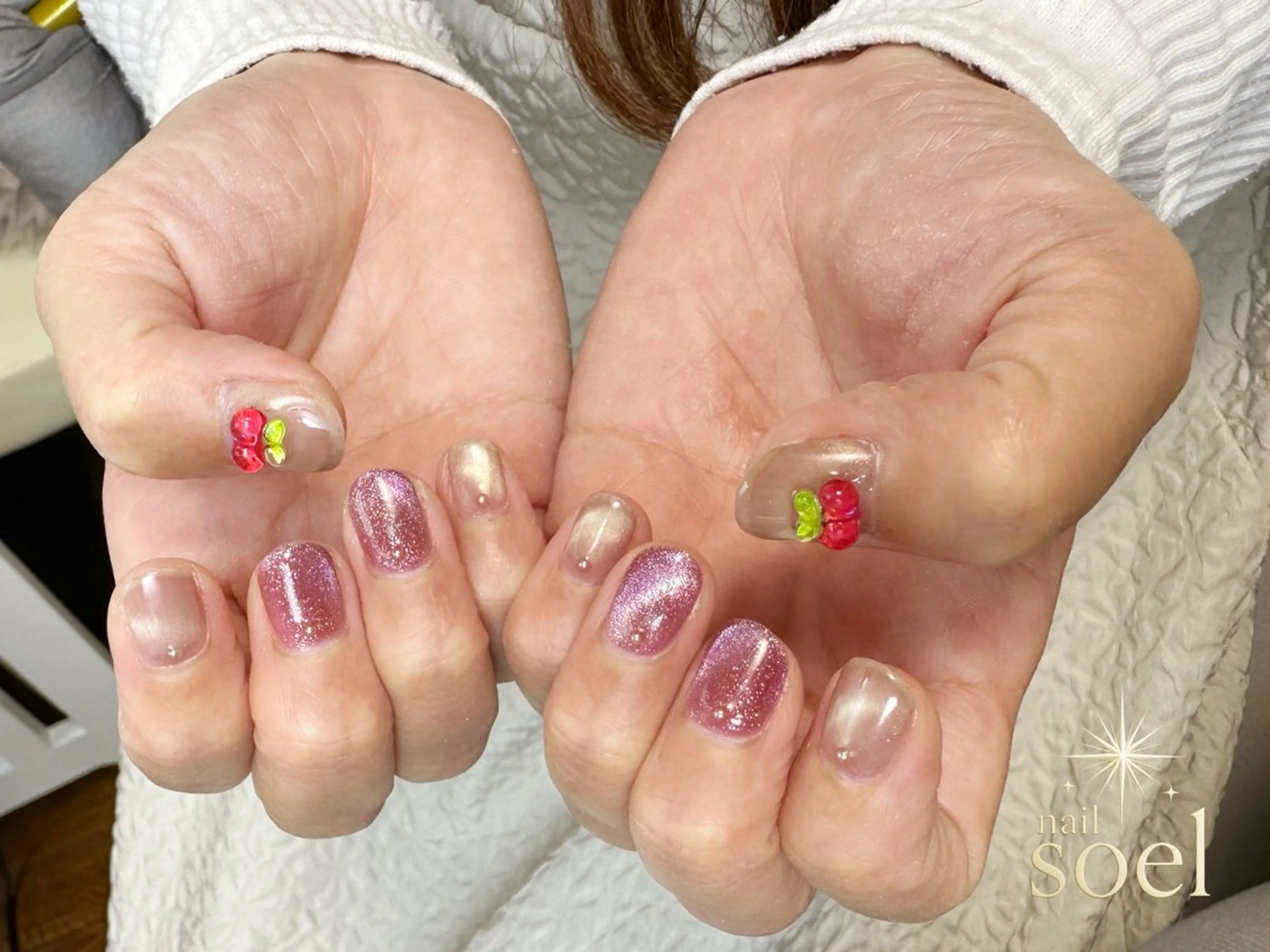 ネイル キラキラネイル シンプルネイル nail Soel| ネイル ソエルのネイルデザイン