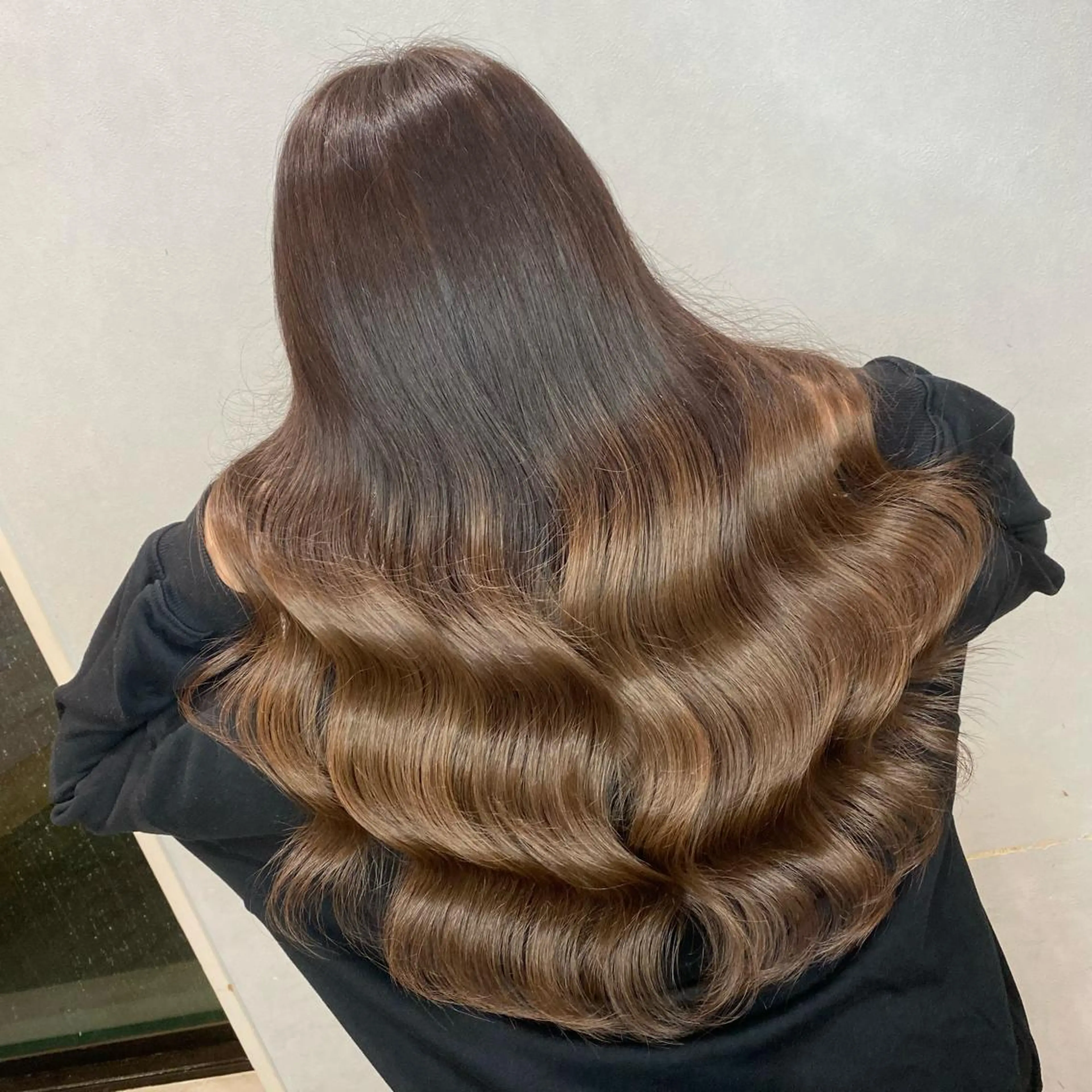 ロング カラー Lapis所属・しんどう るなのヘアスタイル