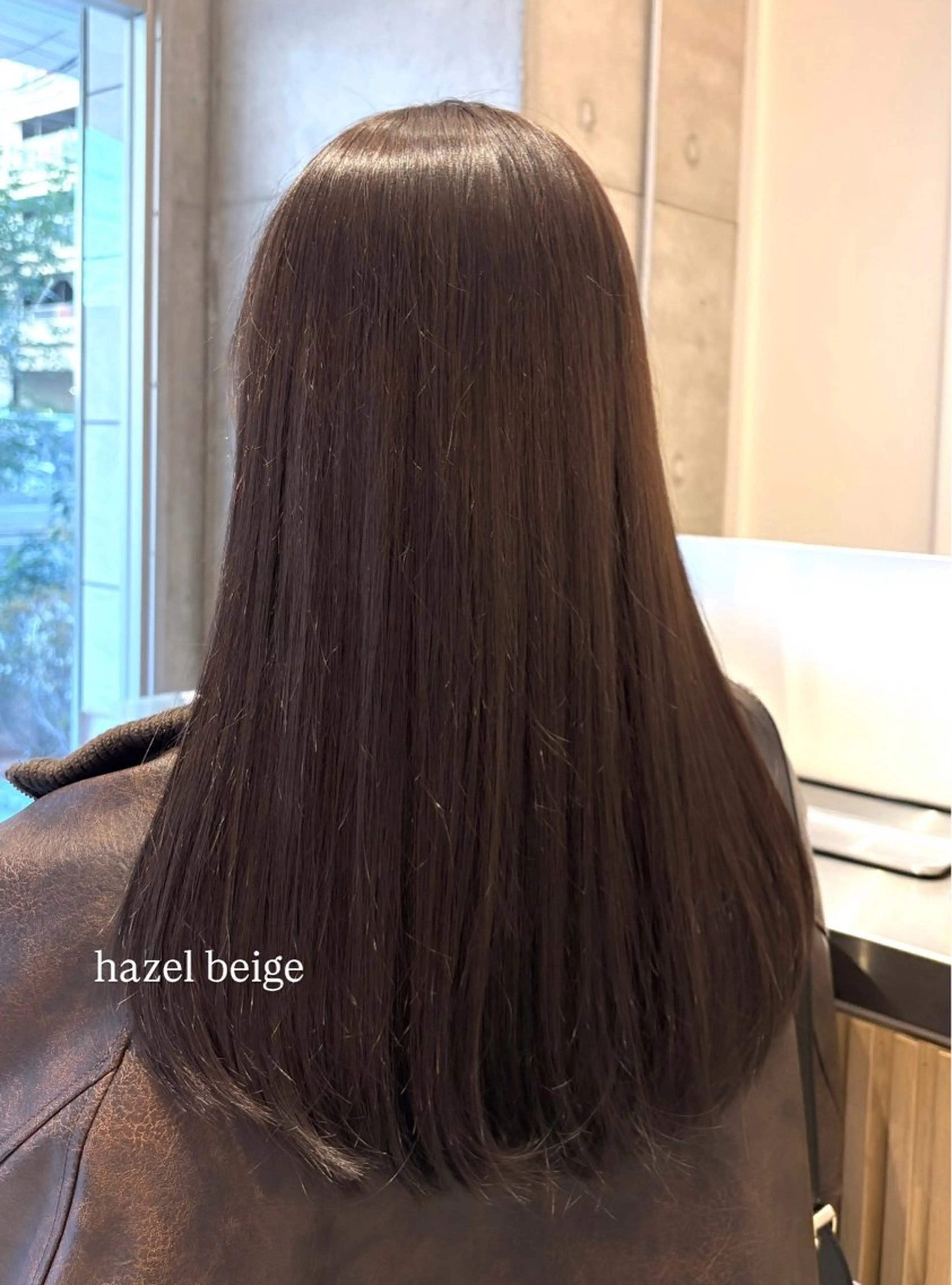 ロング ヘアカラー トリートメント 顔周り/レイヤー カット🎀ヒラバルのヘアスタイル