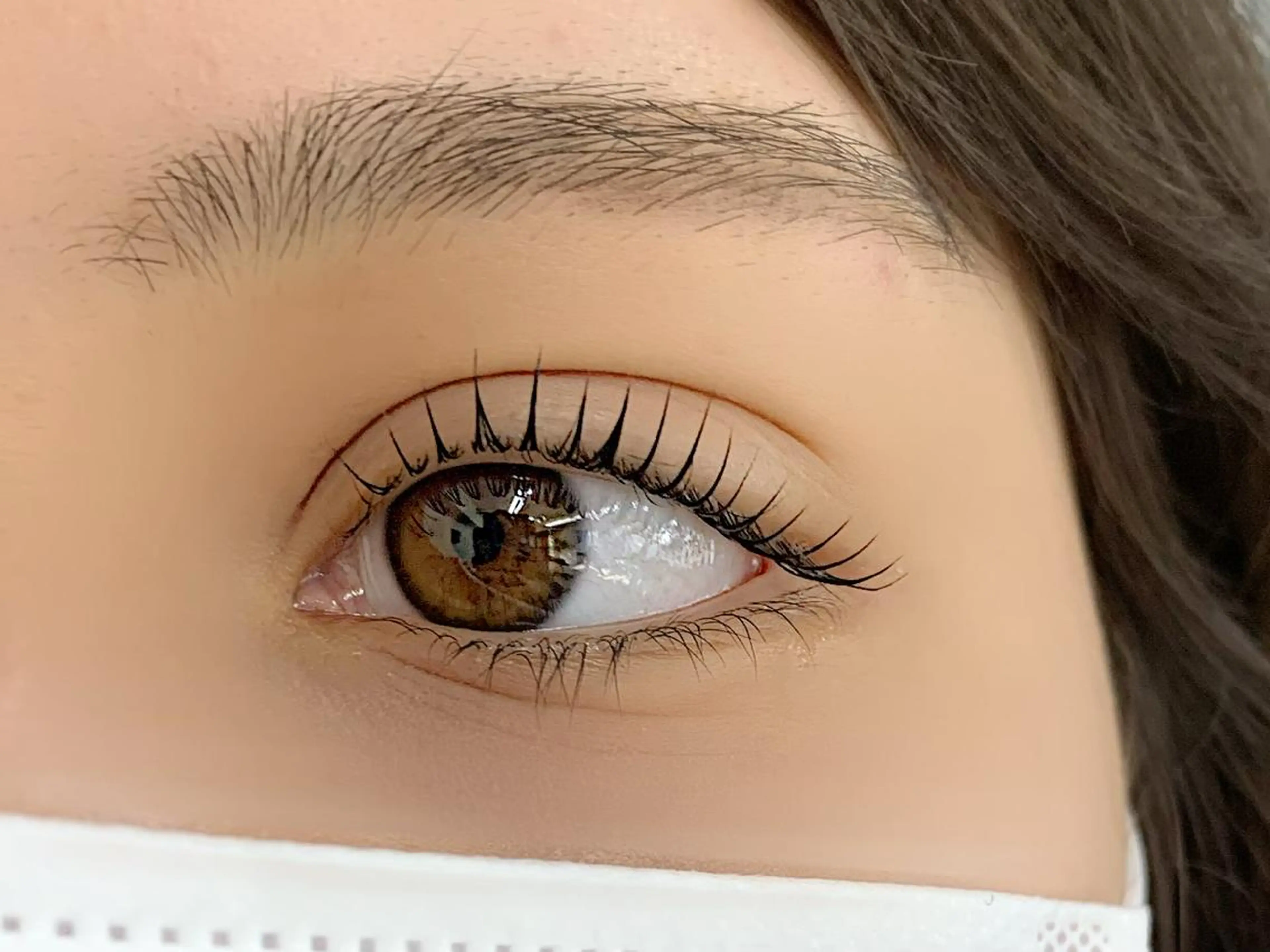 話題の！ティント付きラッシュリフトの写真