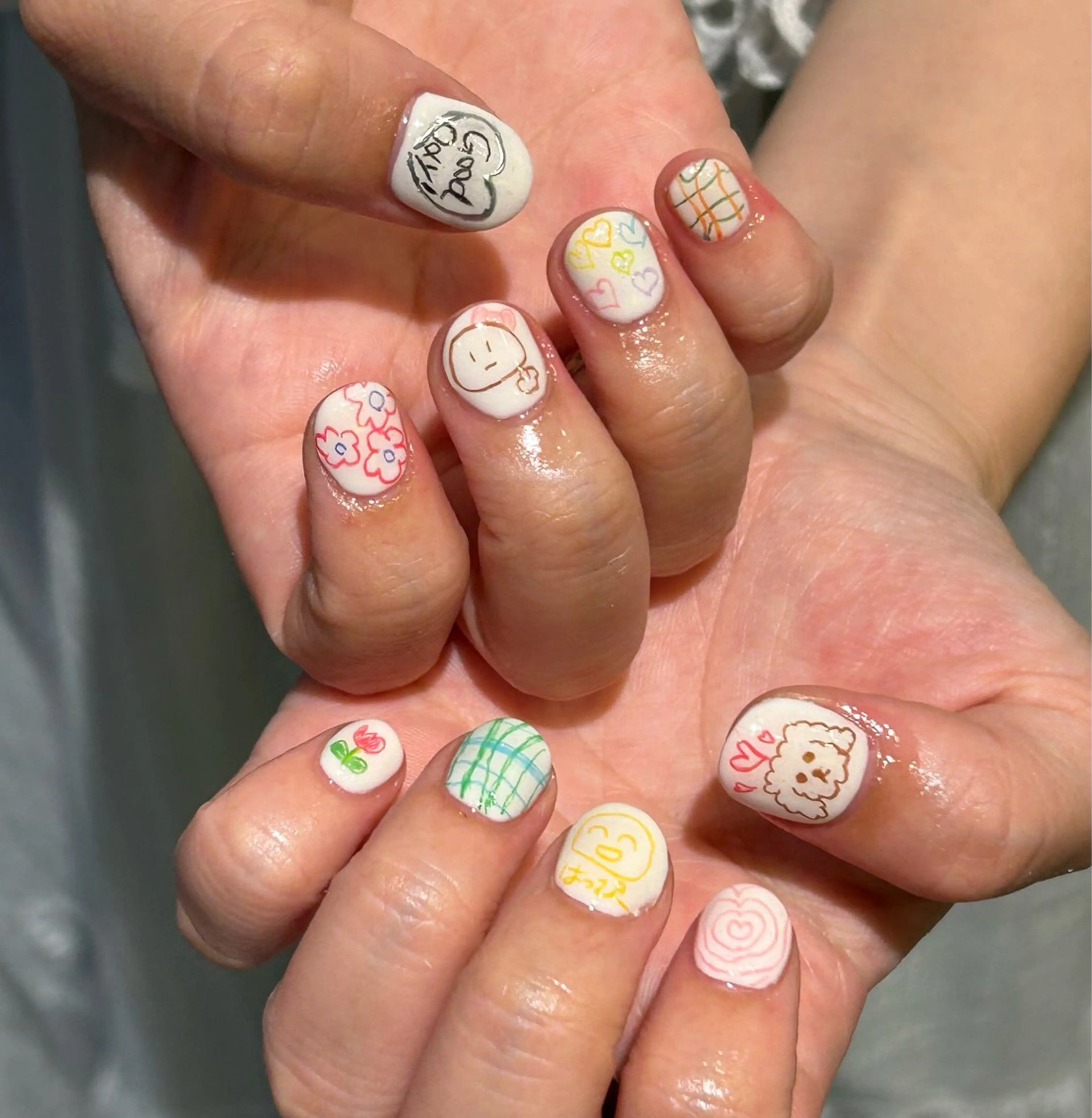 ネイル ハンドネイル ハンドケア 個性派ネイル シノのネイルデザイン