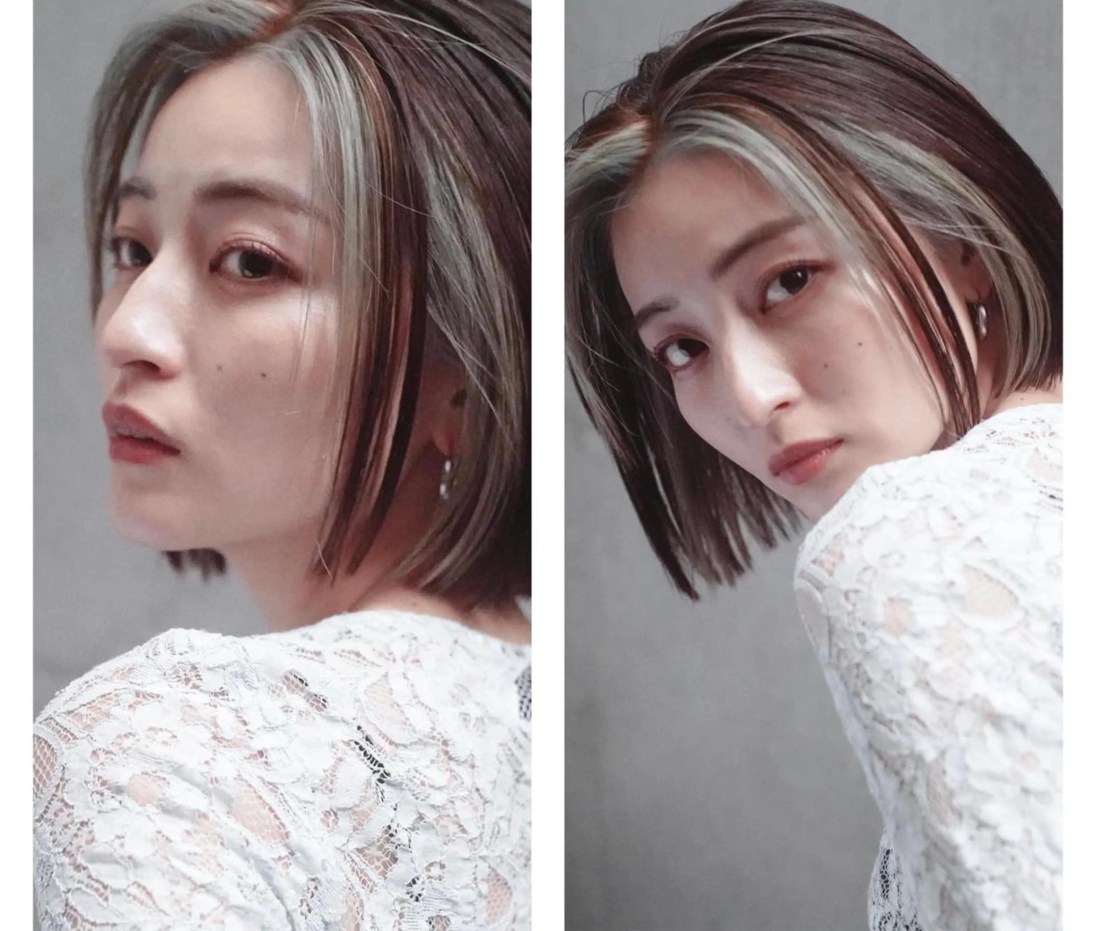 セミロング カラー ヘアカラー トリートメント opus 店長大和 レイヤー/赤み消しのヘアスタイル