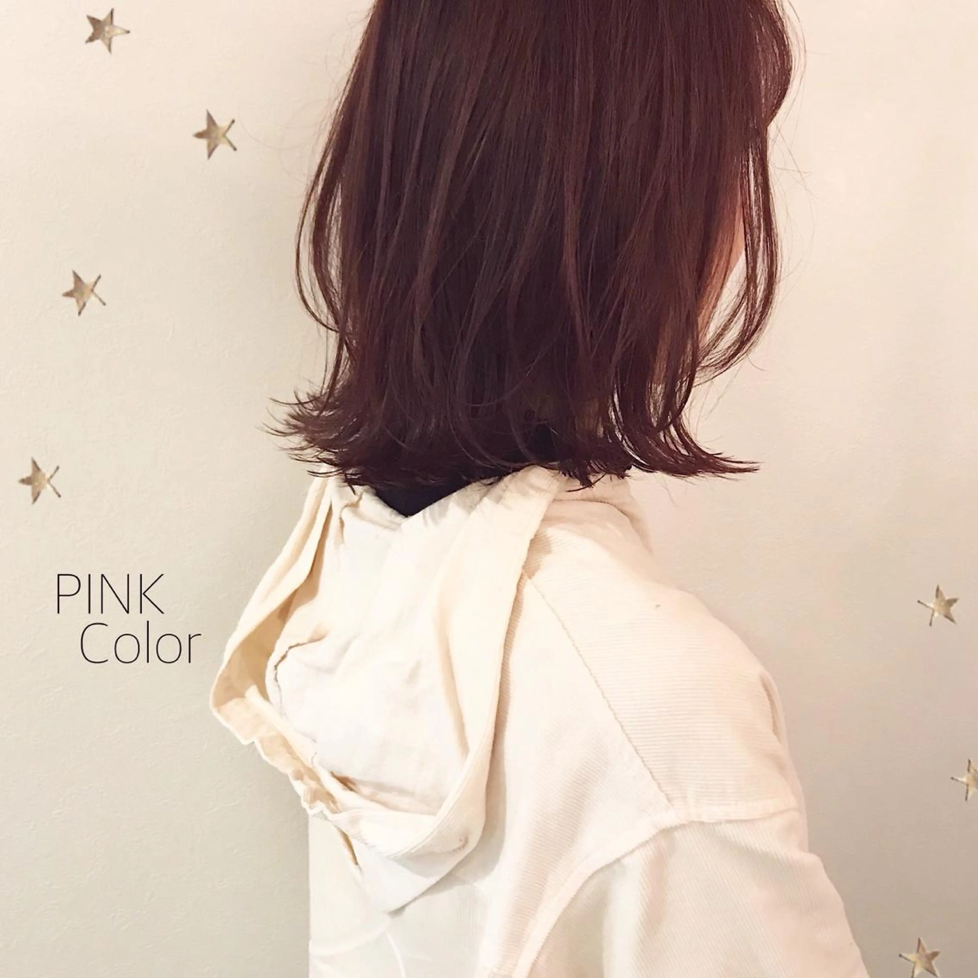 ミディアム カラー 市川 千夏のヘアスタイル