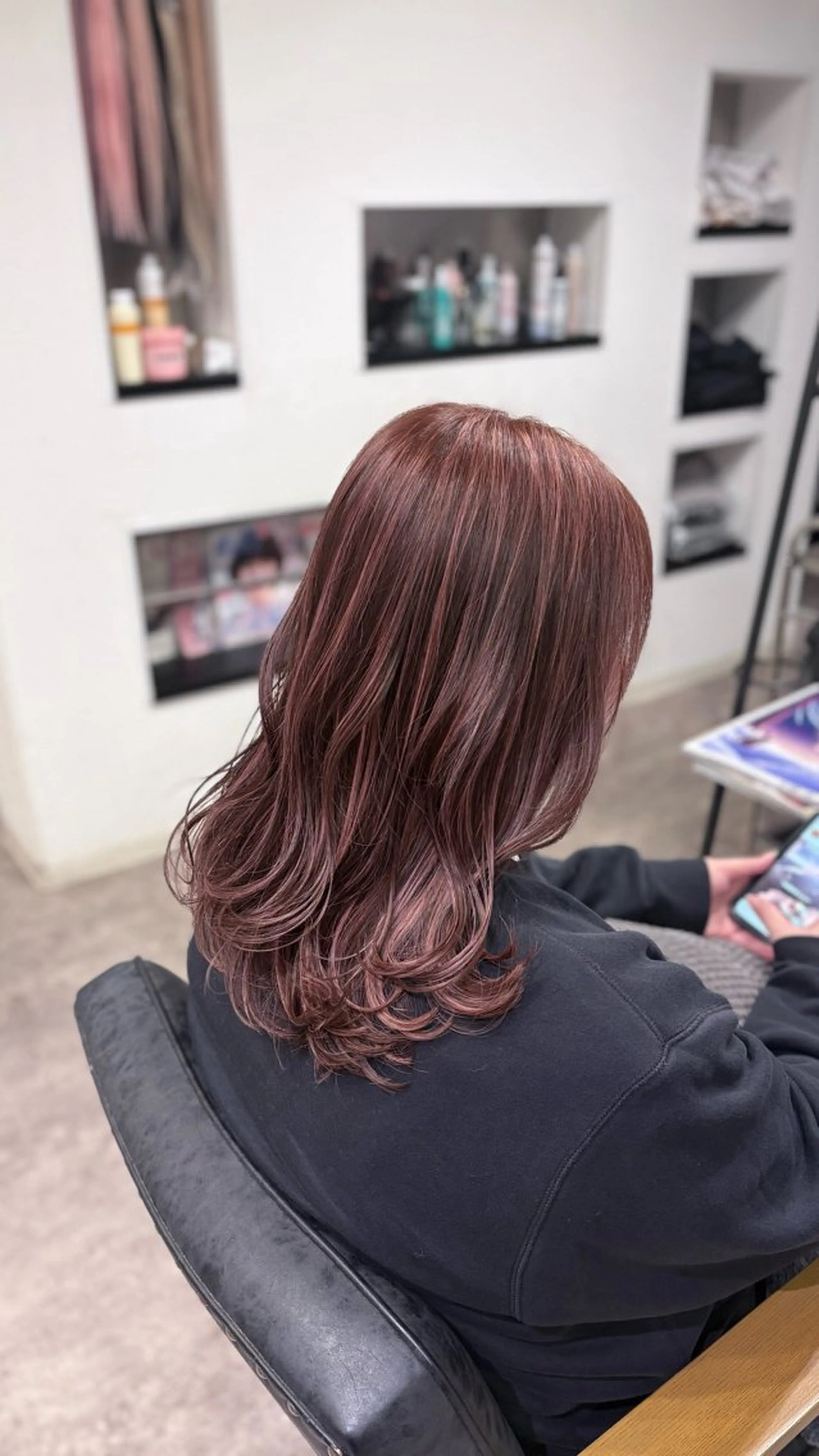 ミディアム カラー ヘアカラー カットモデル✂️ ゆうかのヘアスタイル