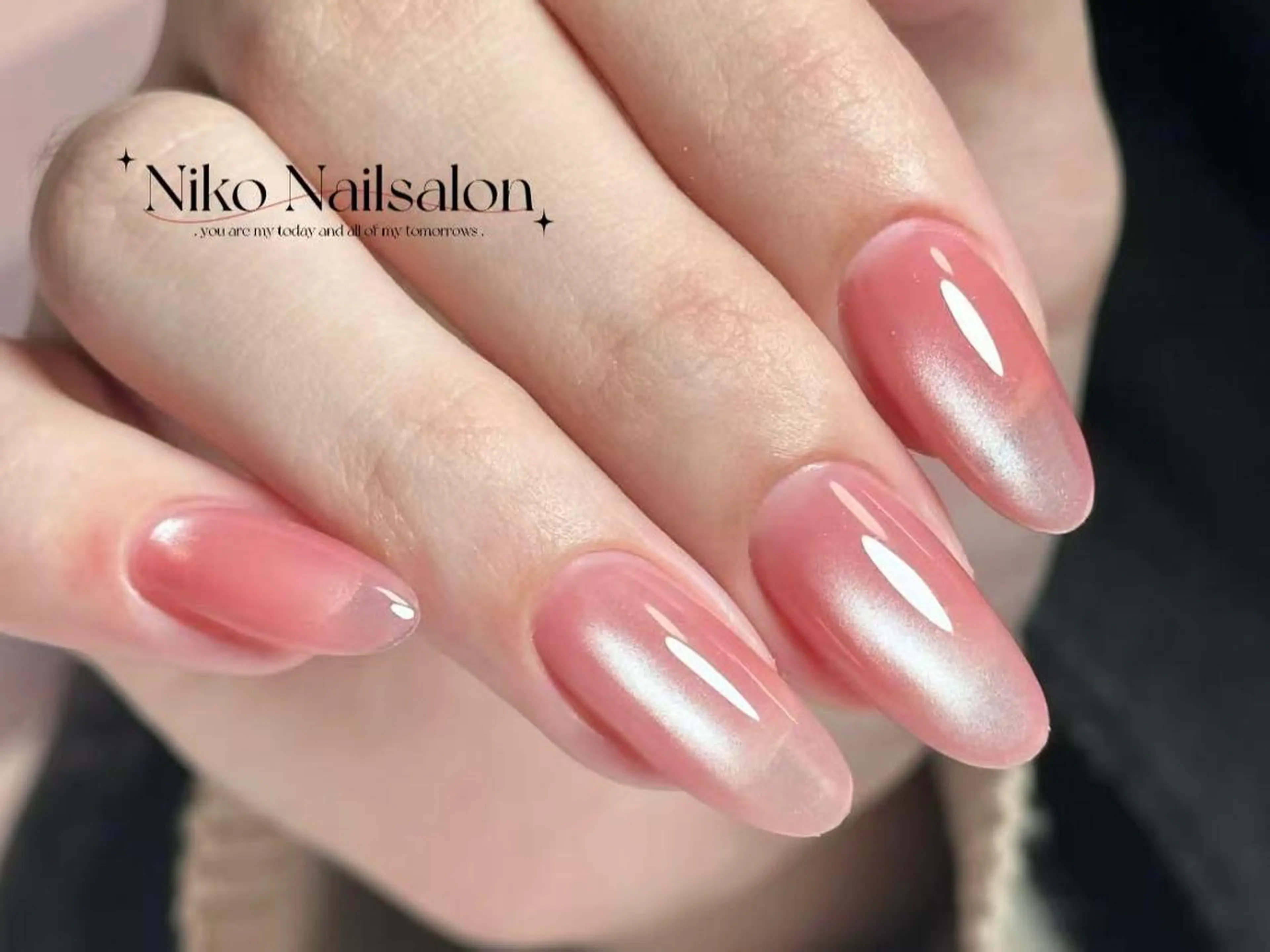 ネイル 長さ出し フットネイル フレンチネイル ジェルネイル ガラスフレンチ Nikoネイルサロン 本八幡店のネイルデザイン