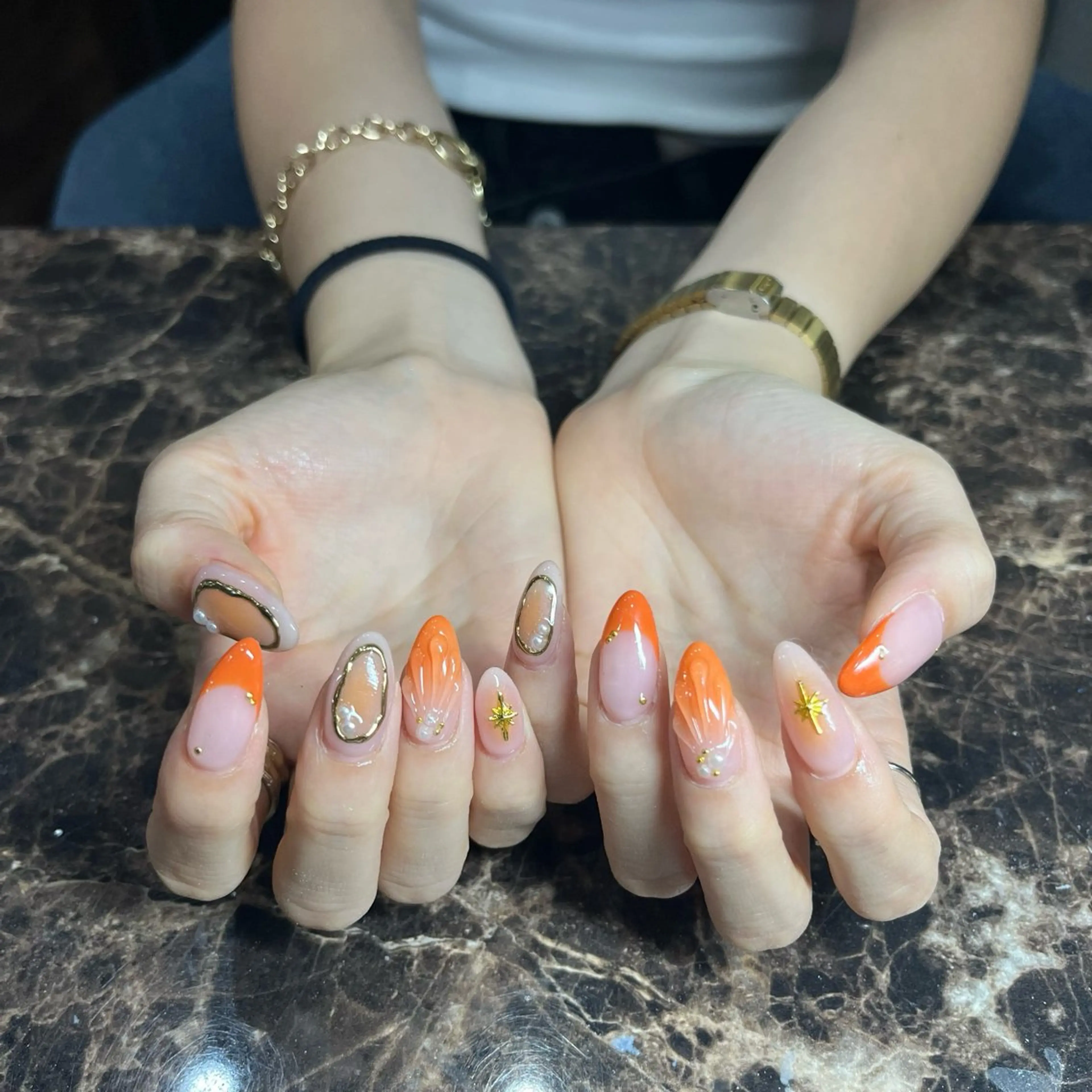 ネイル ハンドネイル IROHA nail Ami🐊🎀のネイルデザイン