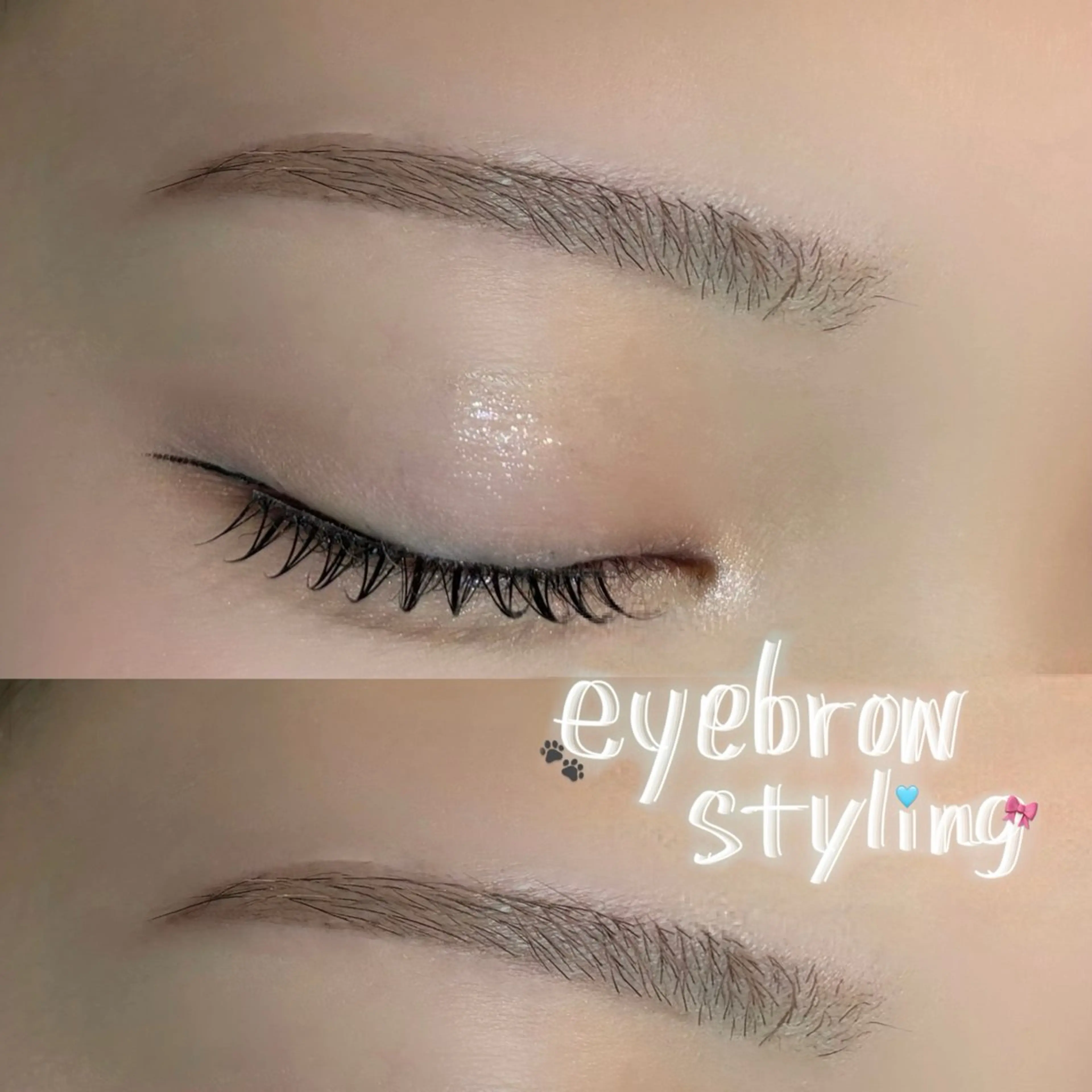 アイブロウ 束感まつ毛/ MYU (みゅう)のマツエク・マツパデザイン