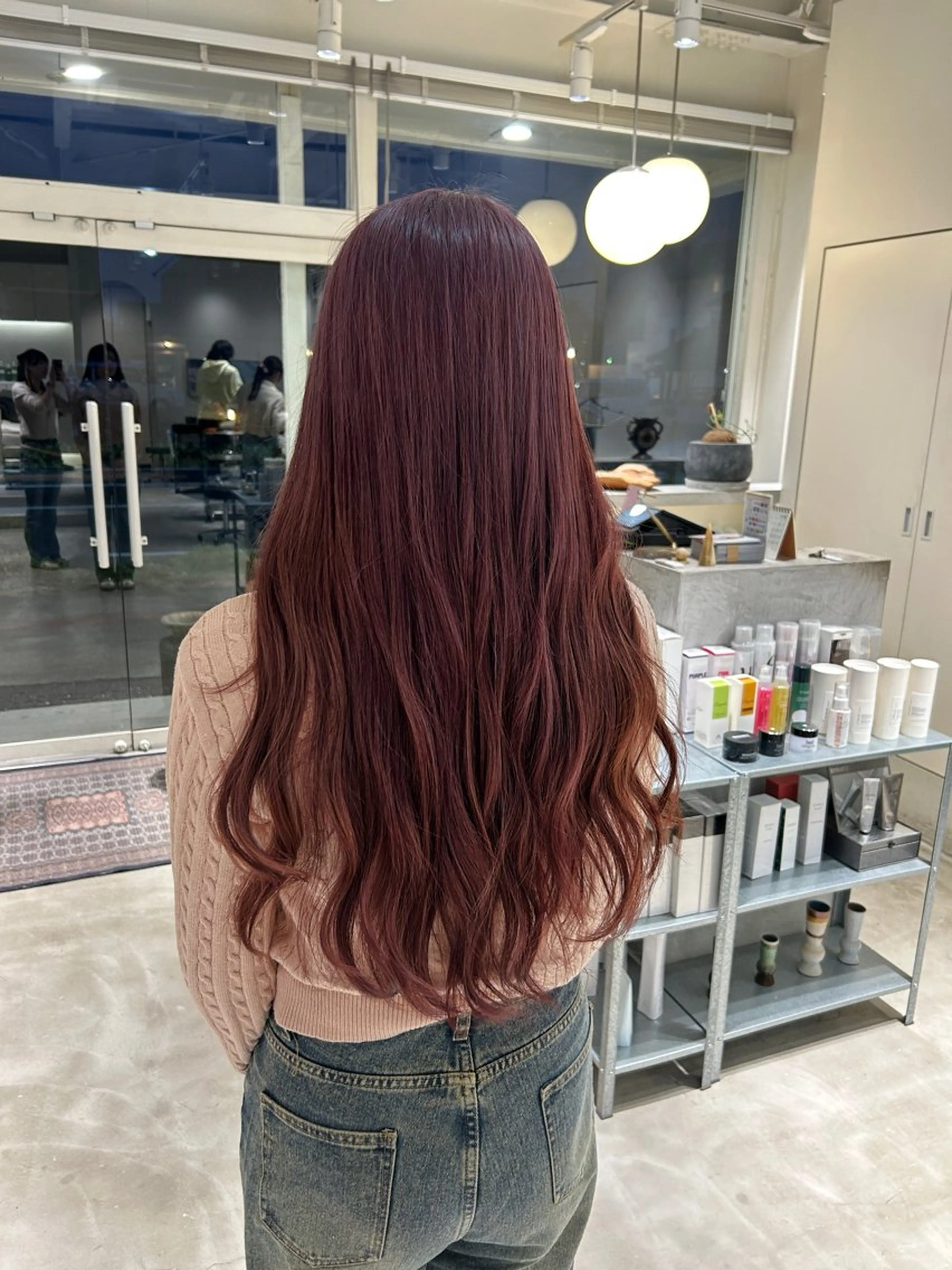 ロング カラー ヘアカラー 篠原 若奈のヘアスタイル