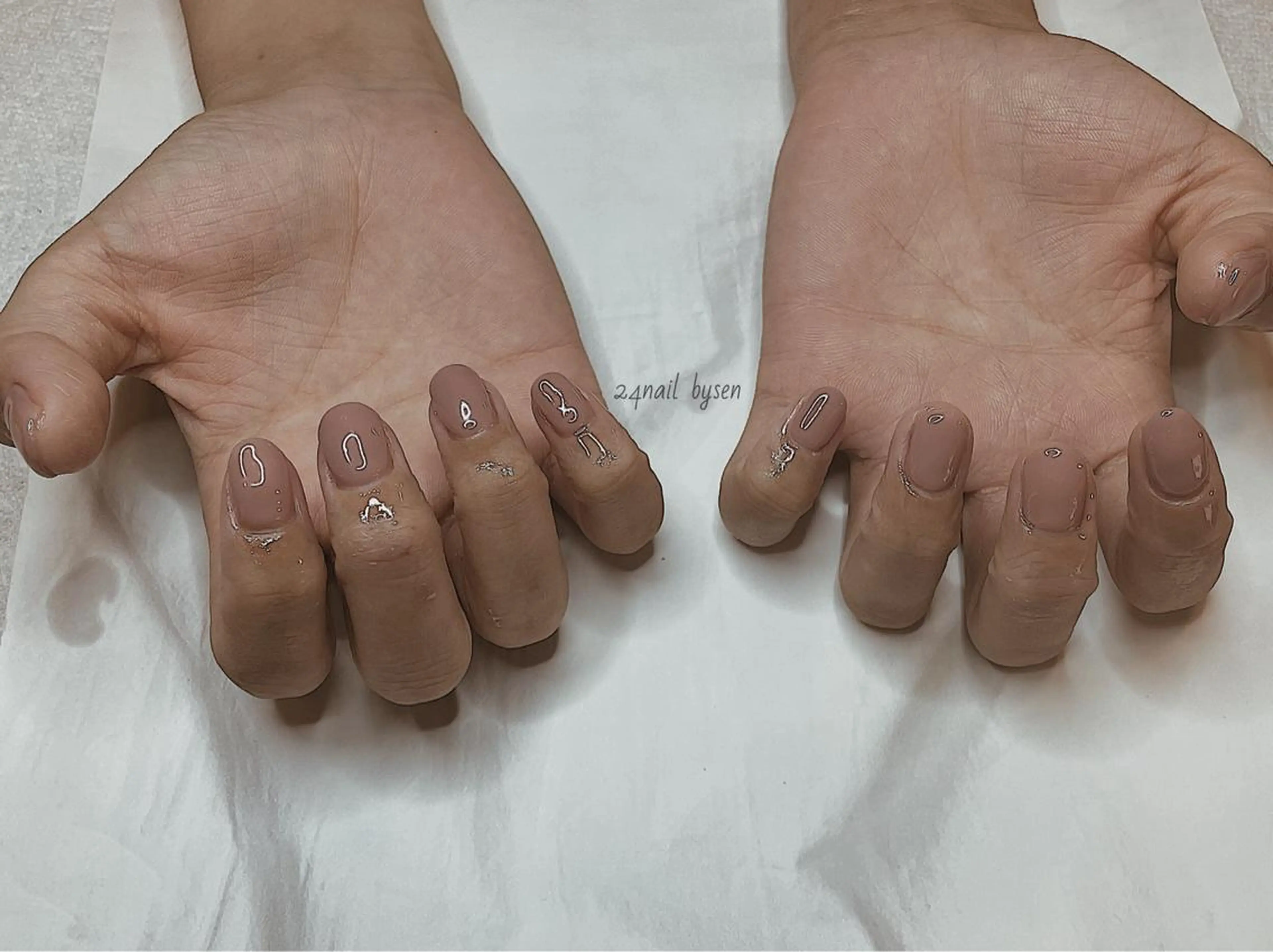 ãã€ã« Atelier by 24nail/Ayaã®ãã€ã«ãã¶ã€ã³