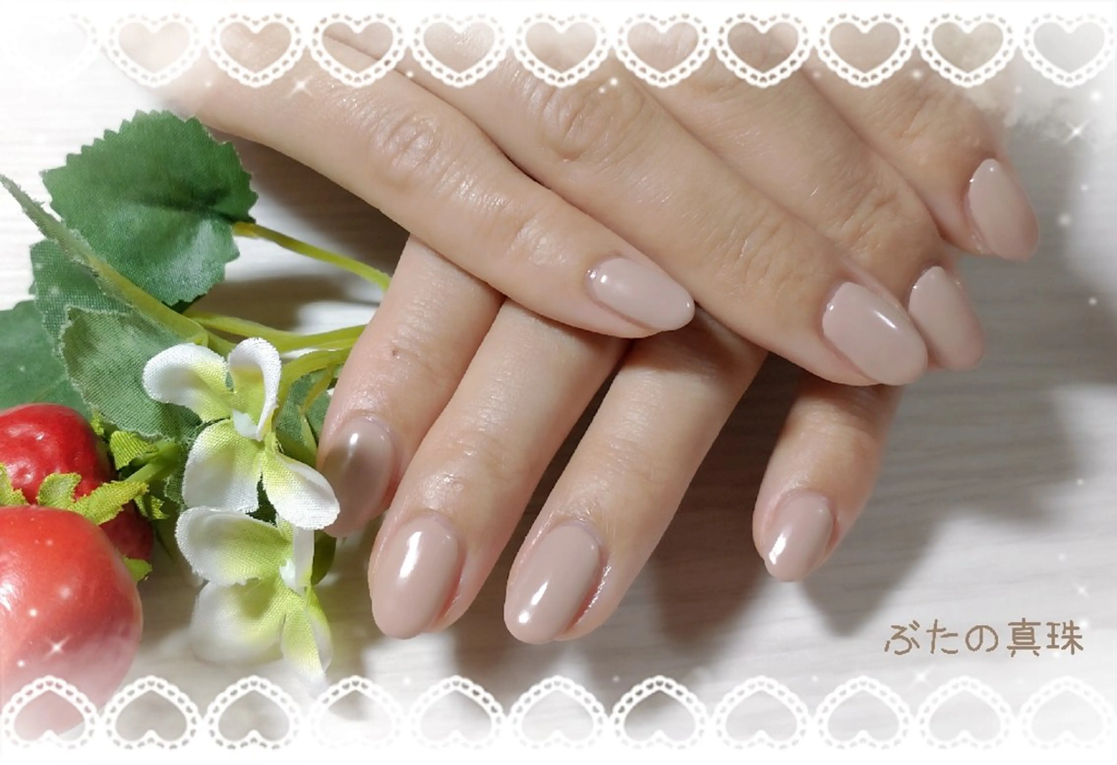 ネイル ワンカラーネイル ハンドネイル 林 珠里のネイルデザイン