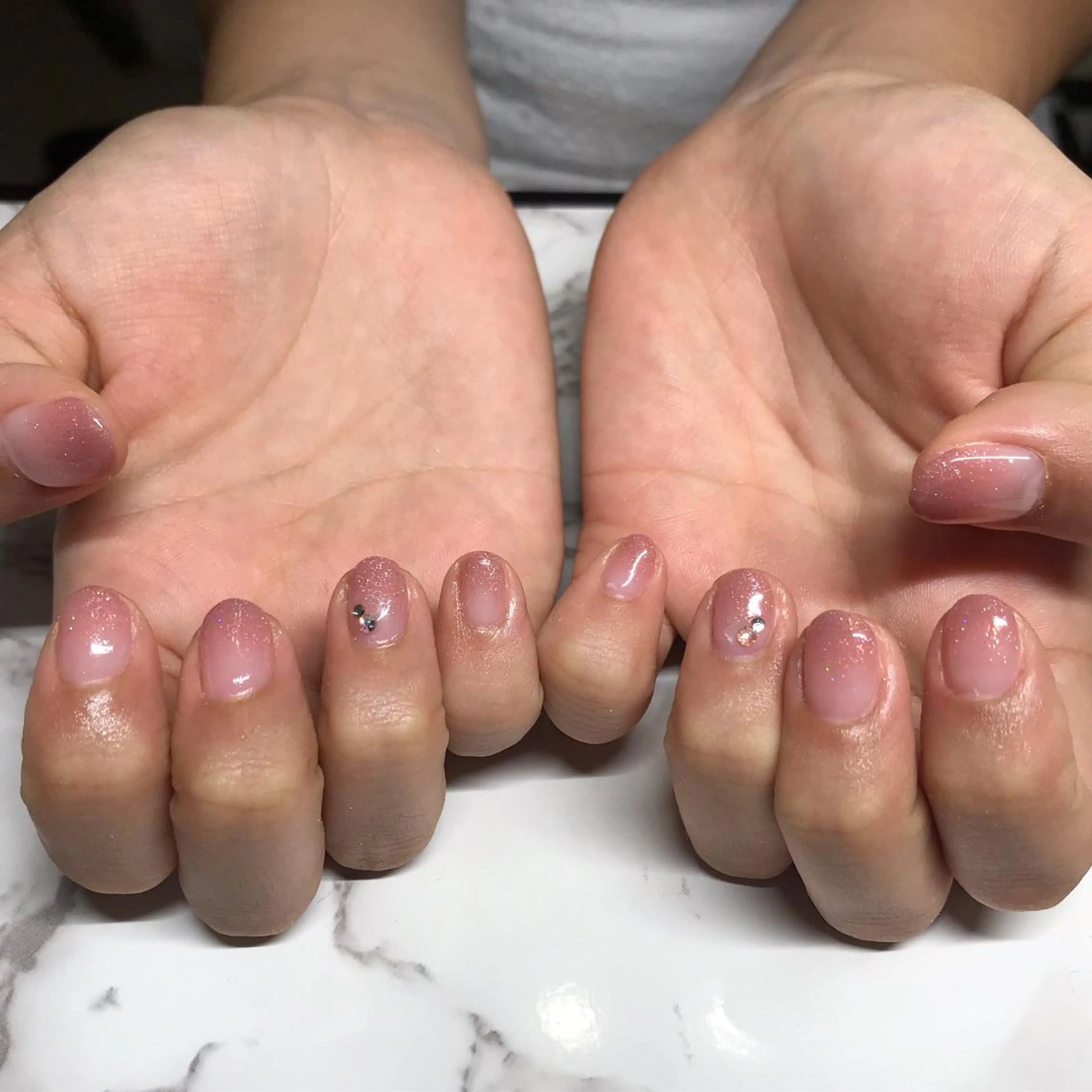 ネイル ストーンネイル アスピーネイル asukaのネイルデザイン