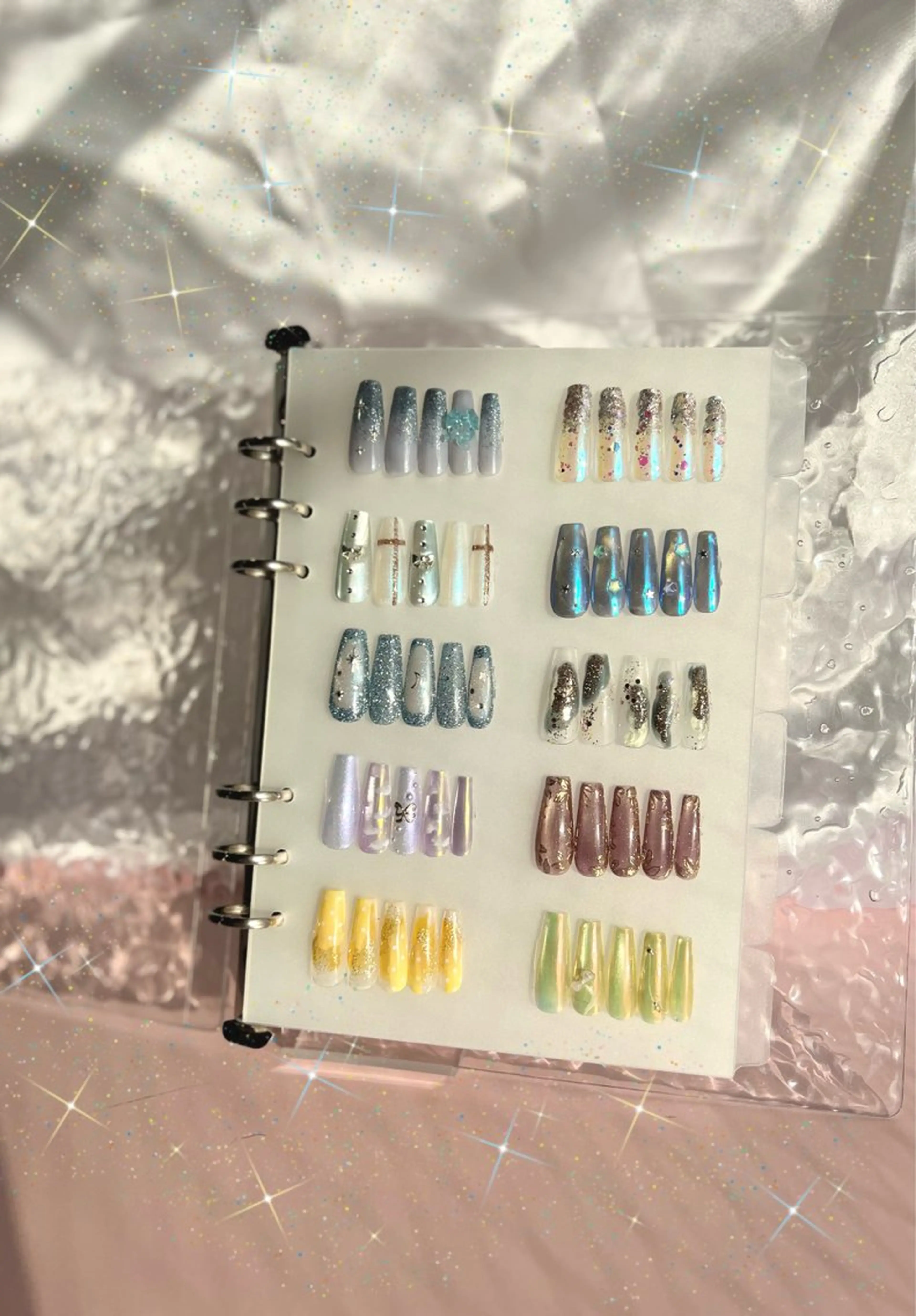 ネイル nailsalon moe.所属・yume 大人ガーリーネイルのネイルデザイン