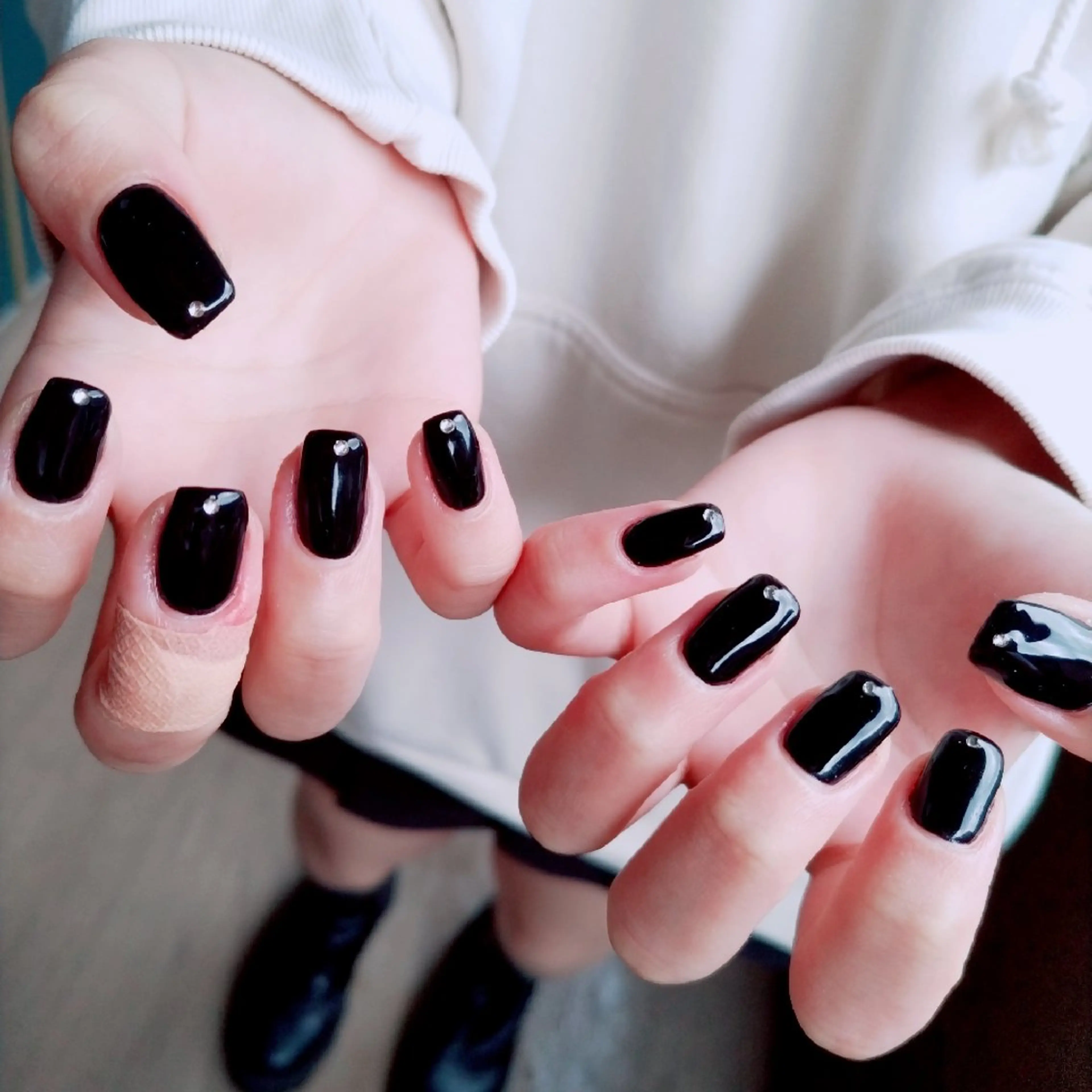 ネイル ストーンネイル ハンドネイル ulunail mikaのネイルデザイン