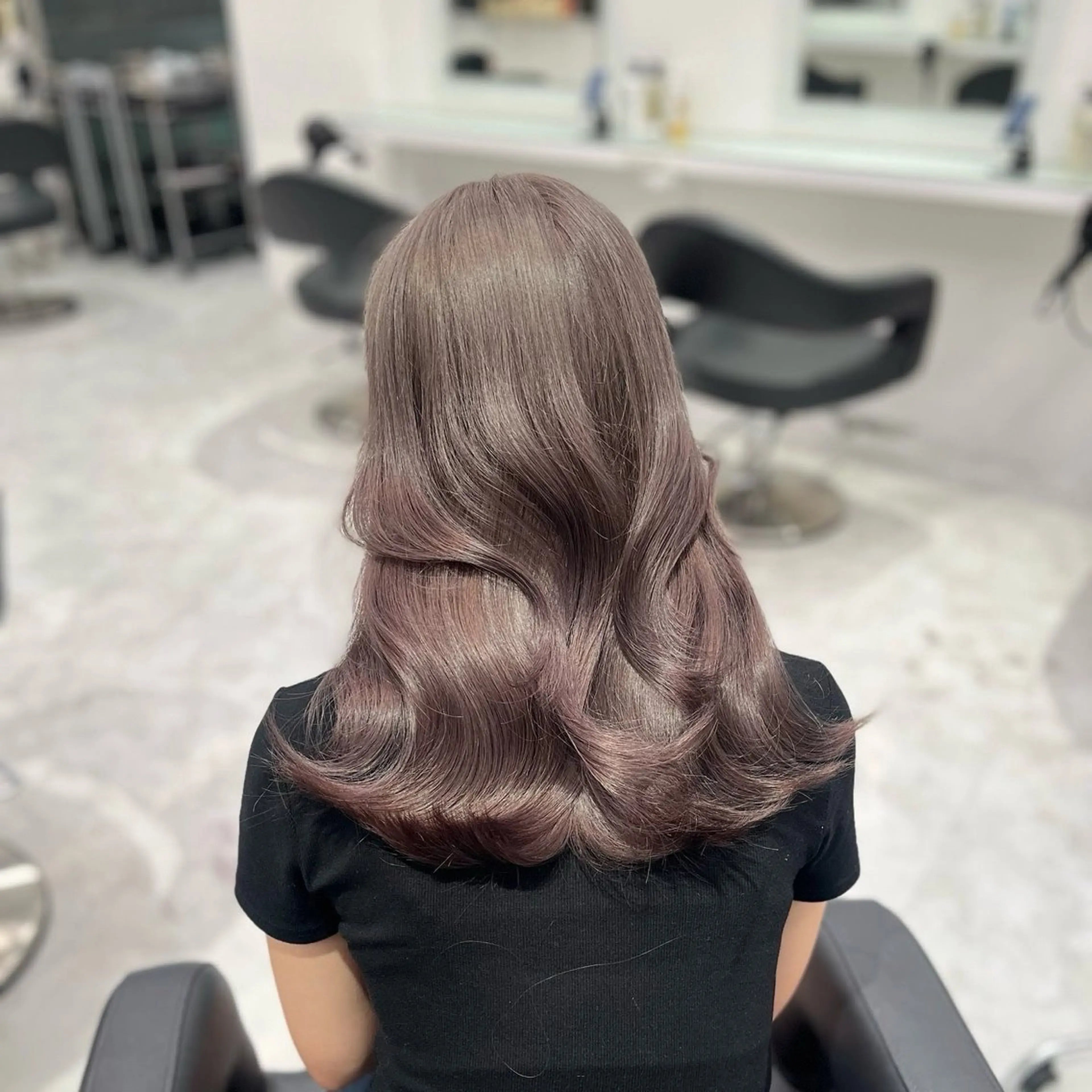 ミディアム カラー パーマ ヘアアレンジ メンズ ヘアカラー ♡ 𝐑𝐈𝐎♡のヘアスタイル