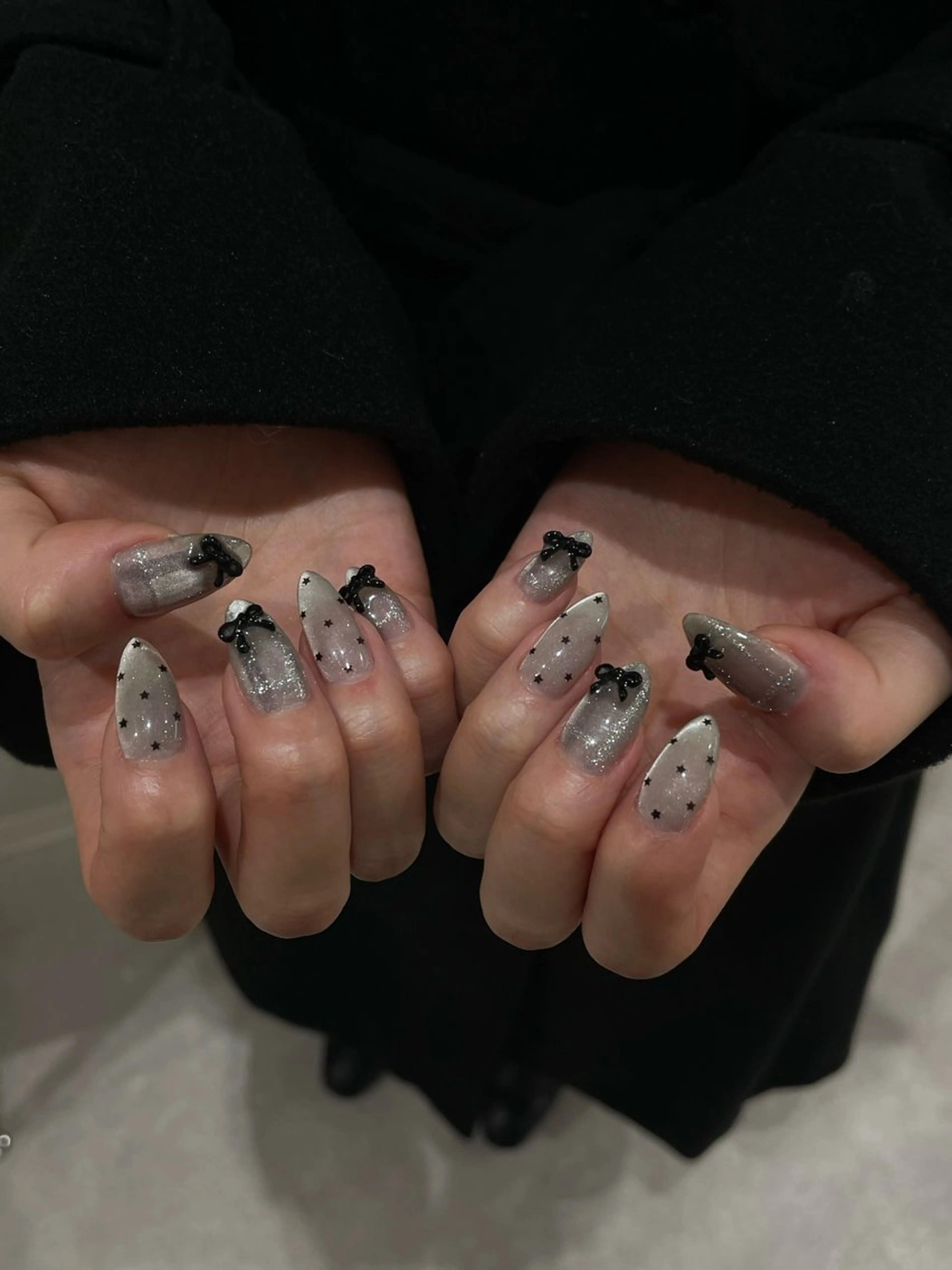 ネイル 冬ネイル クリスマス ハンドネイル GO TODAY 吉祥寺Glint所属・うの 韓国ﾈｲﾙ໒꒱⋆⭒˚のネイルデザイン