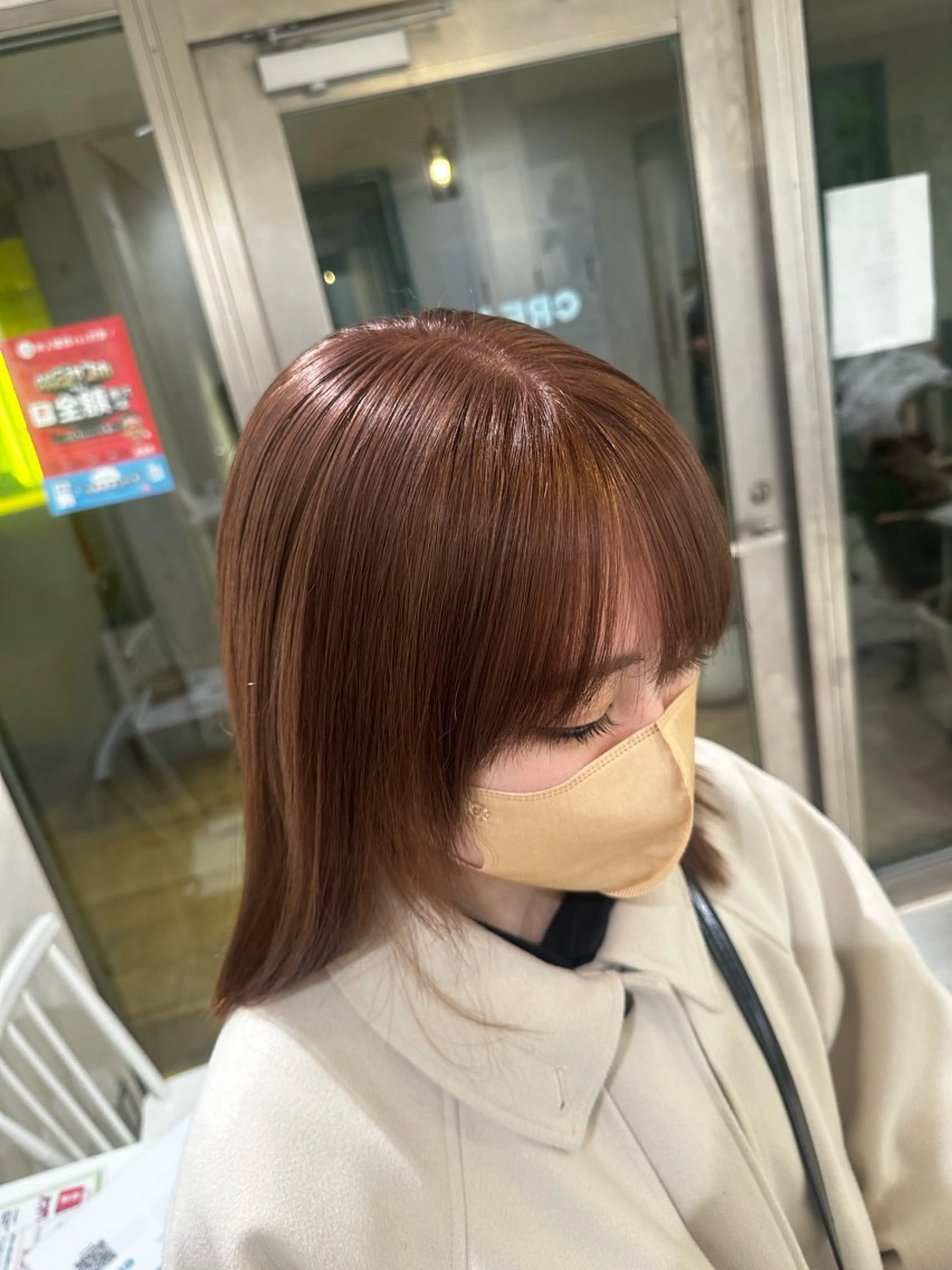 ミディアム カラー ベージュカラー ブラウンカラー カット ヘアカラー デザインカラー🎨 下北沢 / 磯部のヘアスタイル