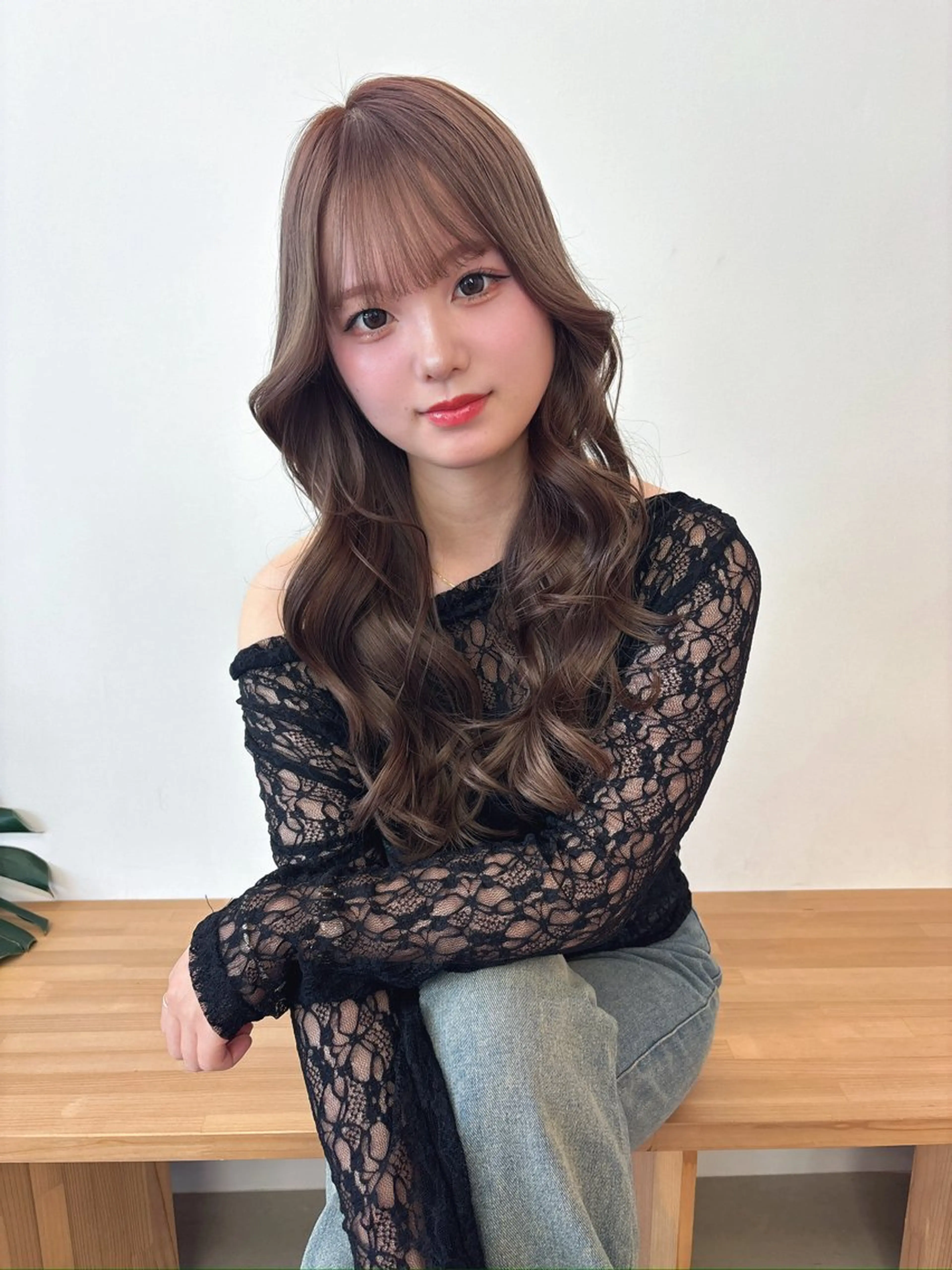 ロング レイヤーカット vince gio 彩織のヘアスタイル