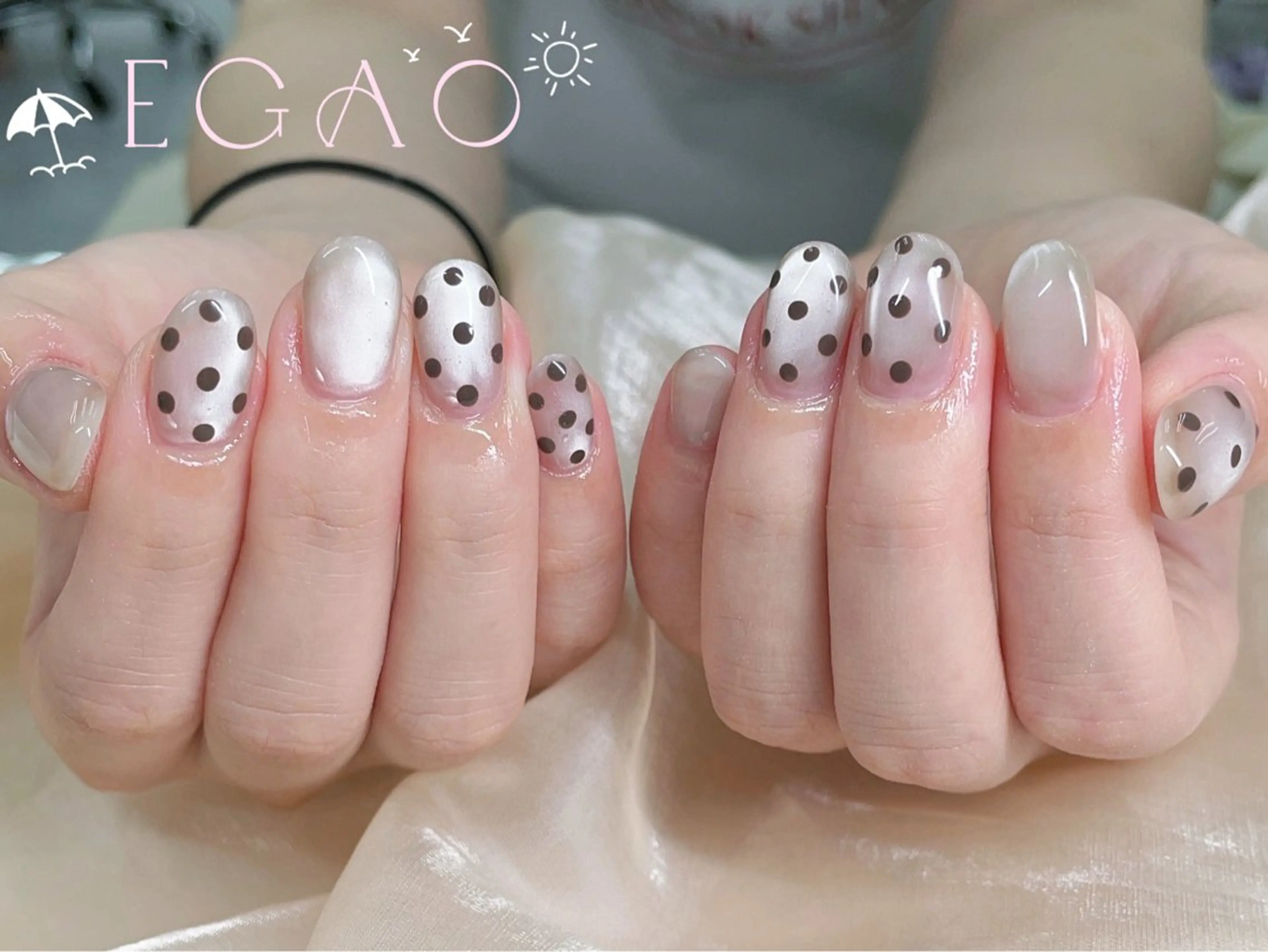 ネイル アートネイル フットネイル フレンチネイル ジェルネイル グラデーション ハンドネイル Egao Nail錦糸町店のネイルデザイン