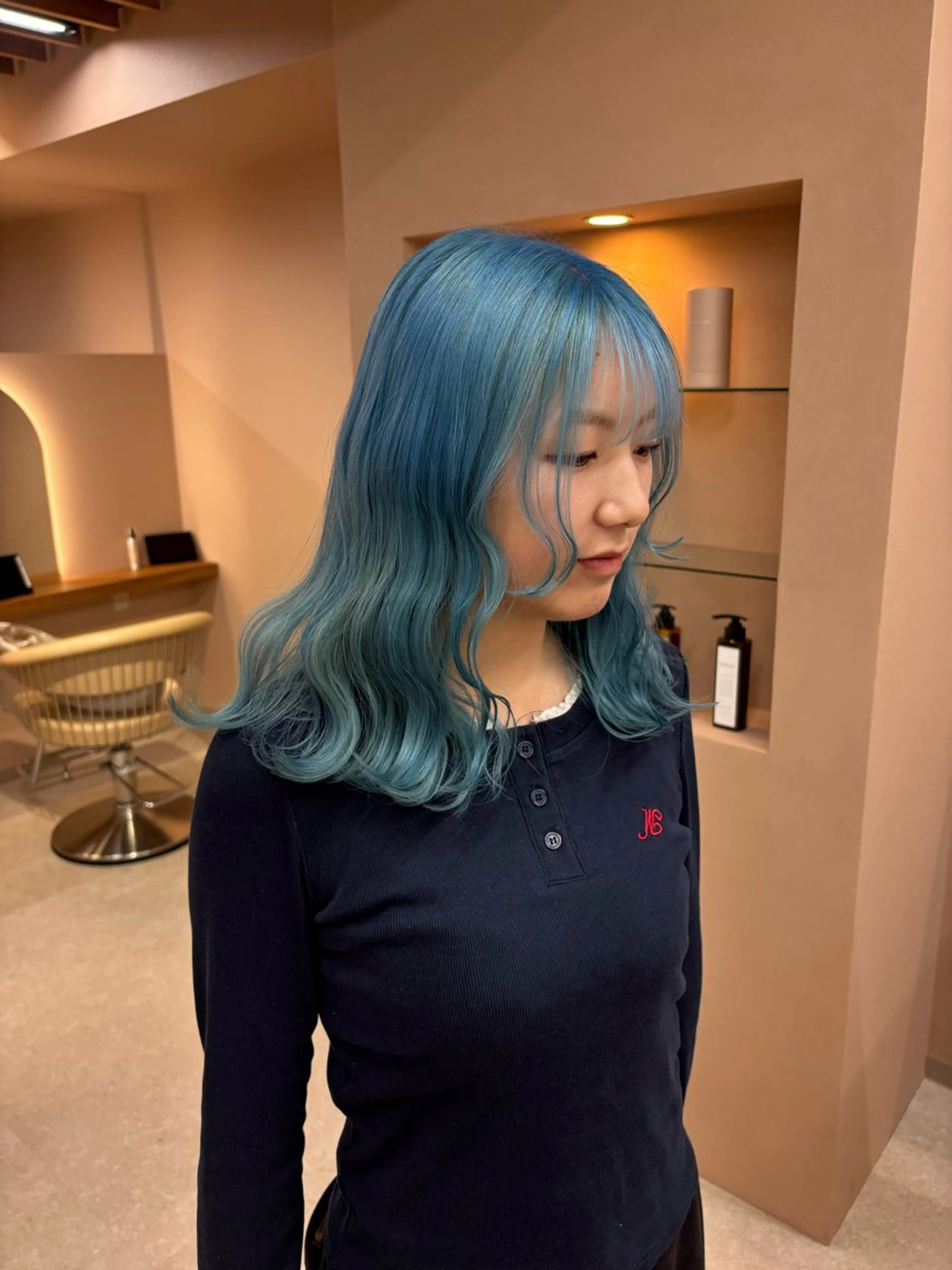 セミロング ヘアカラー ROCCO east / りんなのヘアスタイル