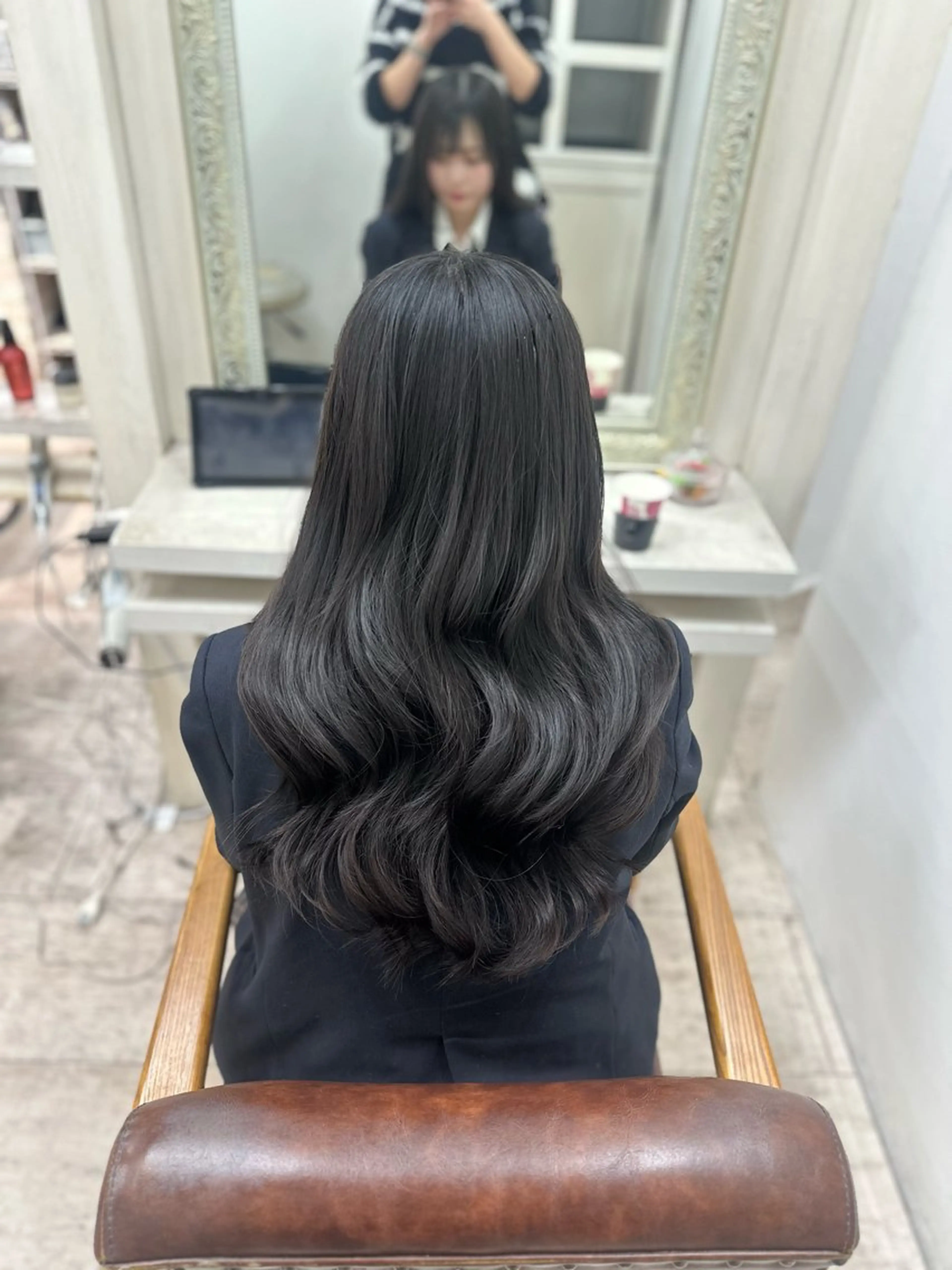 ロング エクステ プルエク／ハイトーン kurumi🩶のヘアスタイル