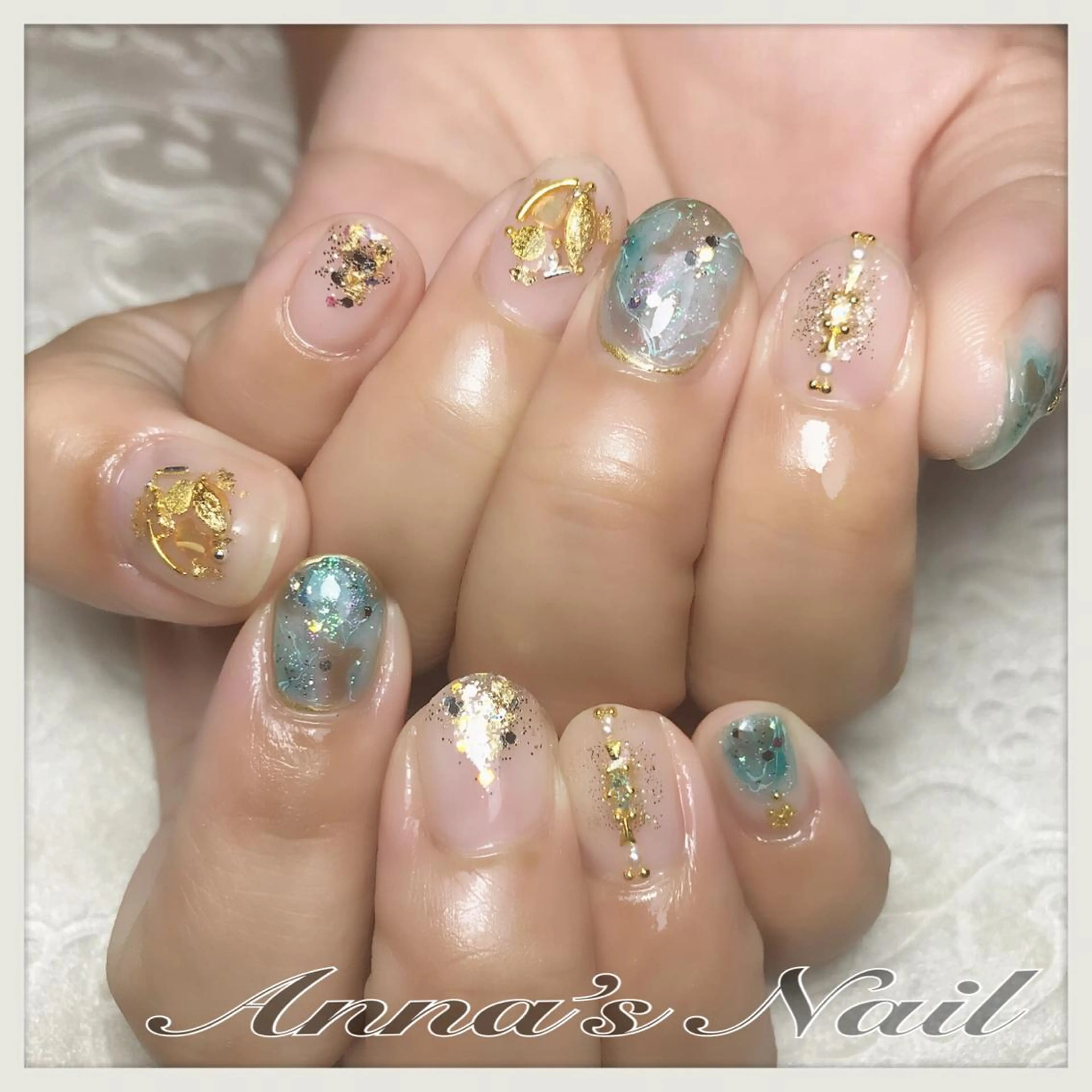 ネイル 清口 杏奈のネイルデザイン