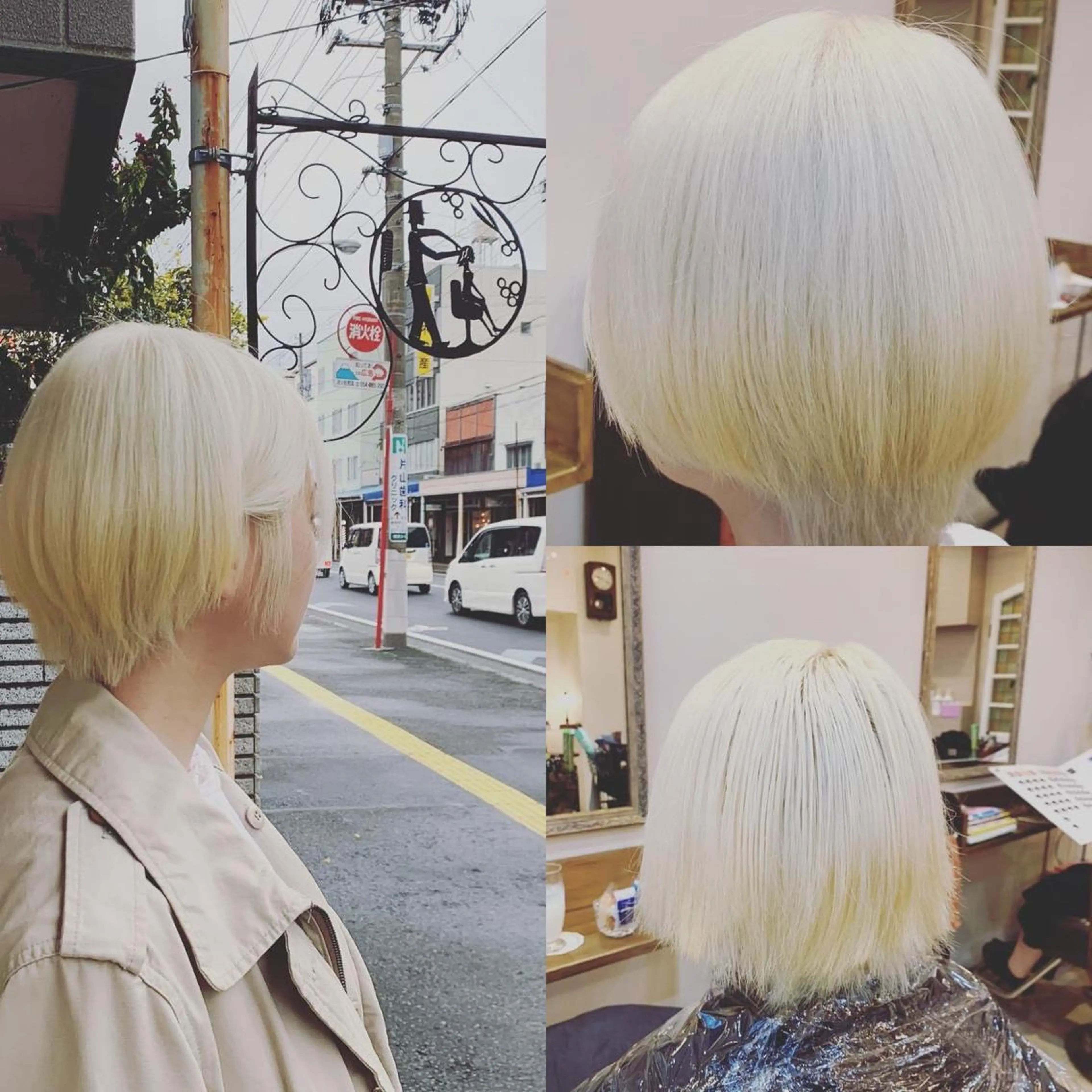 ショート カラー ブリーチ HAIR LA COUPE所属・佐藤 俊夫のヘアスタイル