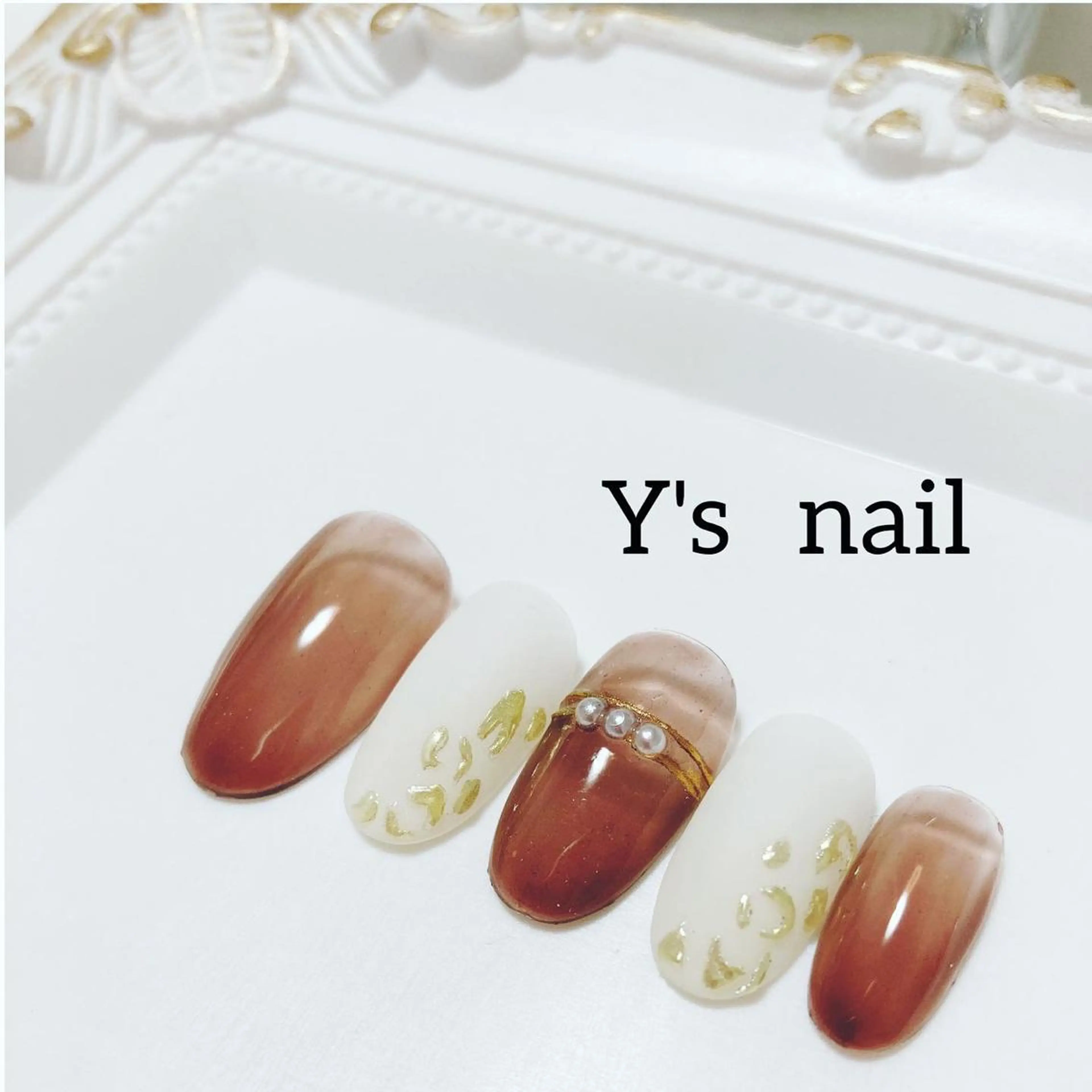 ネイル 冬ネイル 手書きが得意🖌️ Y’s  nailのネイルデザイン
