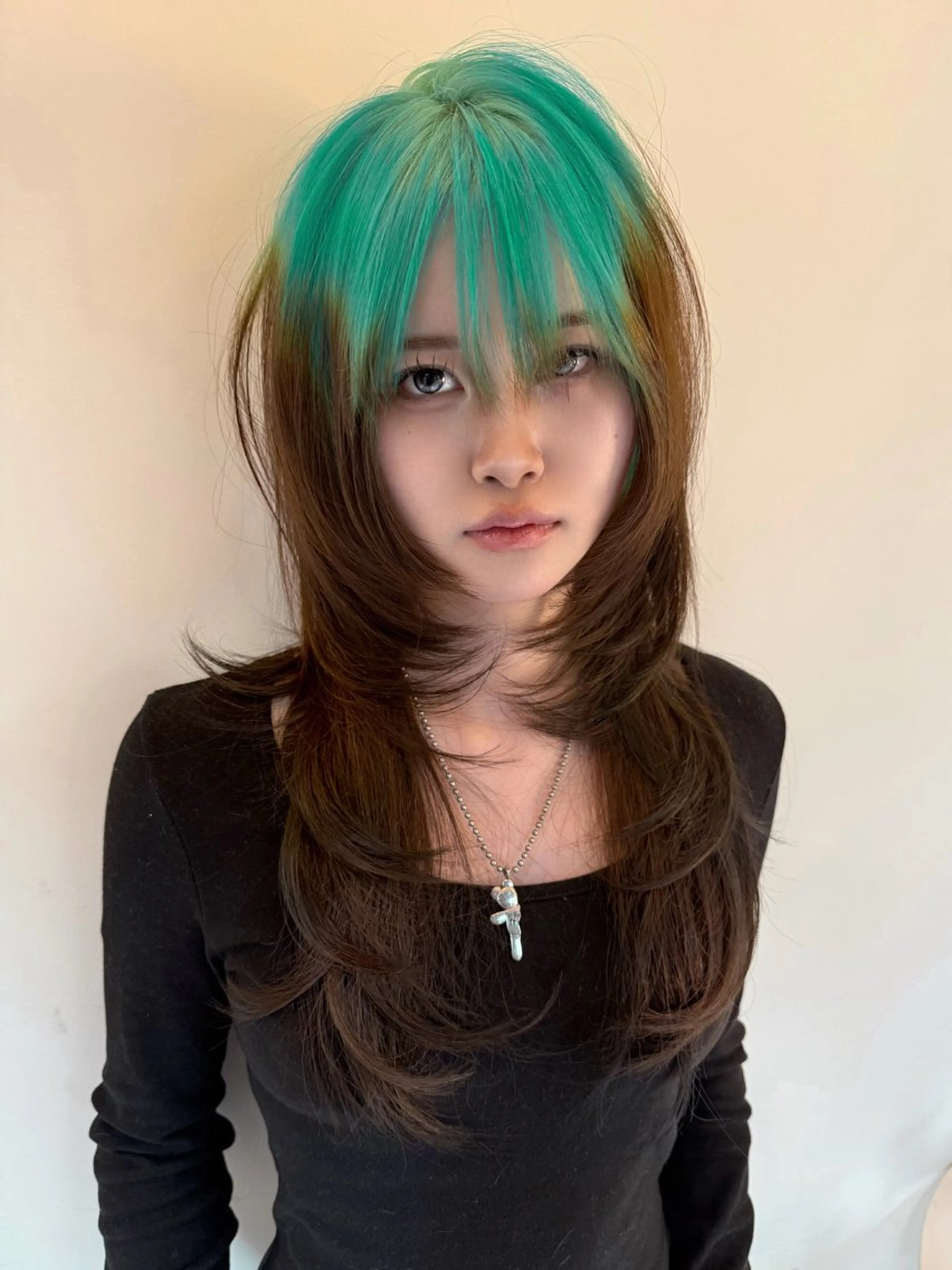 カラー カット ヘアカラー トリートメント ヘッドスパ ヘアセット HARUNA/原宿/ デザイン/カットのヘアスタイル