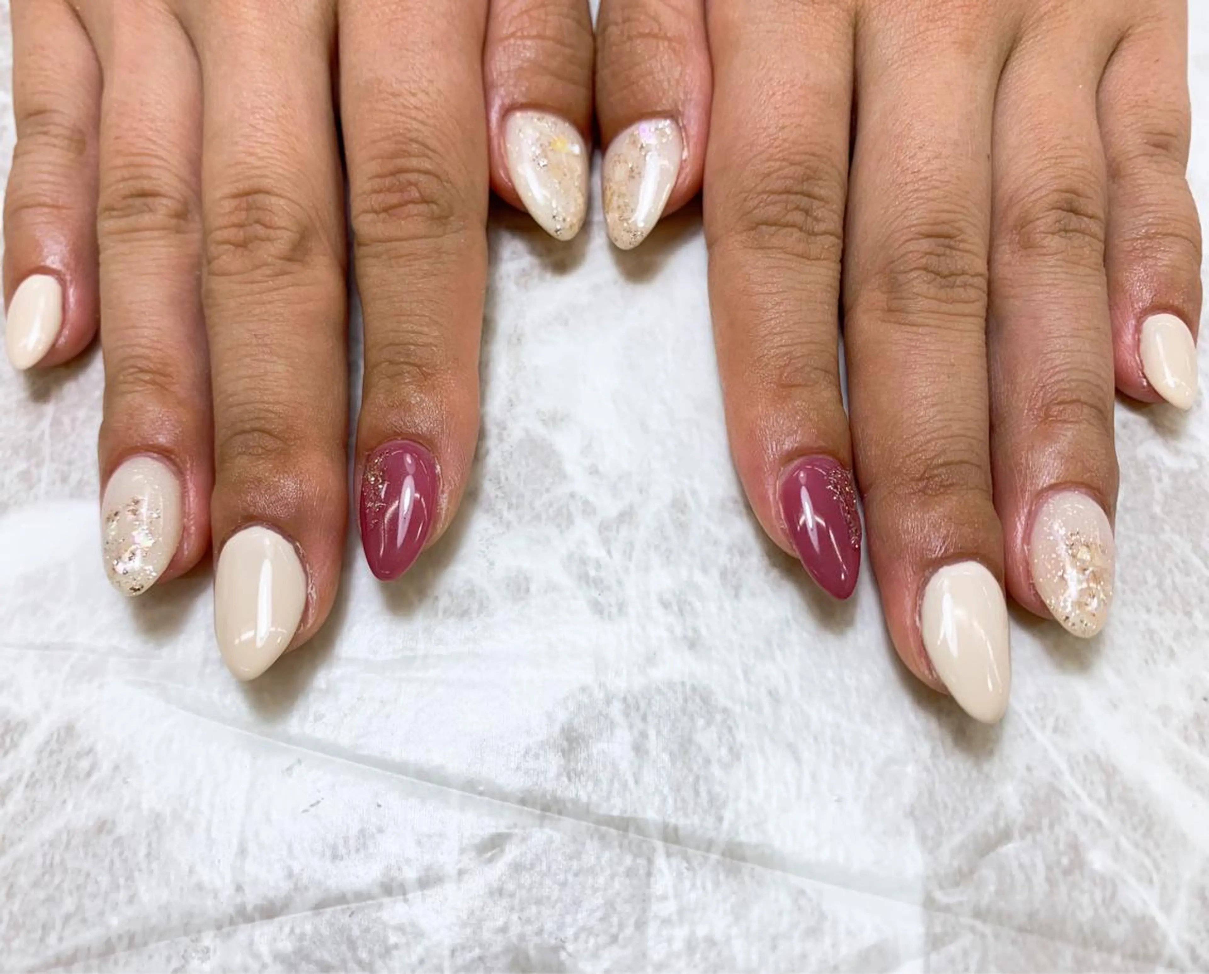 ネイル ⭐︎休業中の練習⭐︎ JNA認定講師髙橋のネイルデザイン