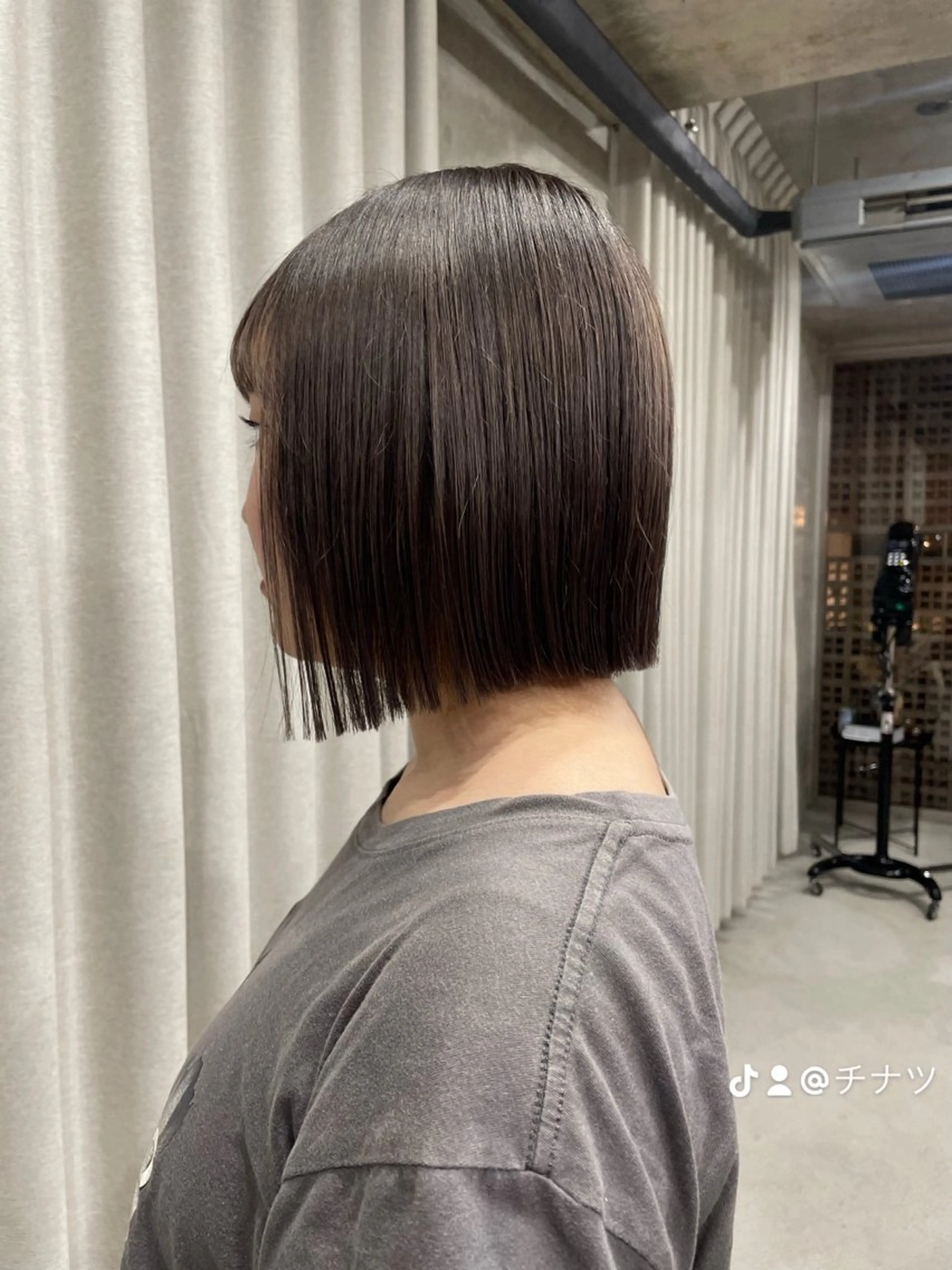 ミディアム カラー カット ヘアカラー トリートメント 表参道🌿赤み消し カラー/チナツのヘアスタイル