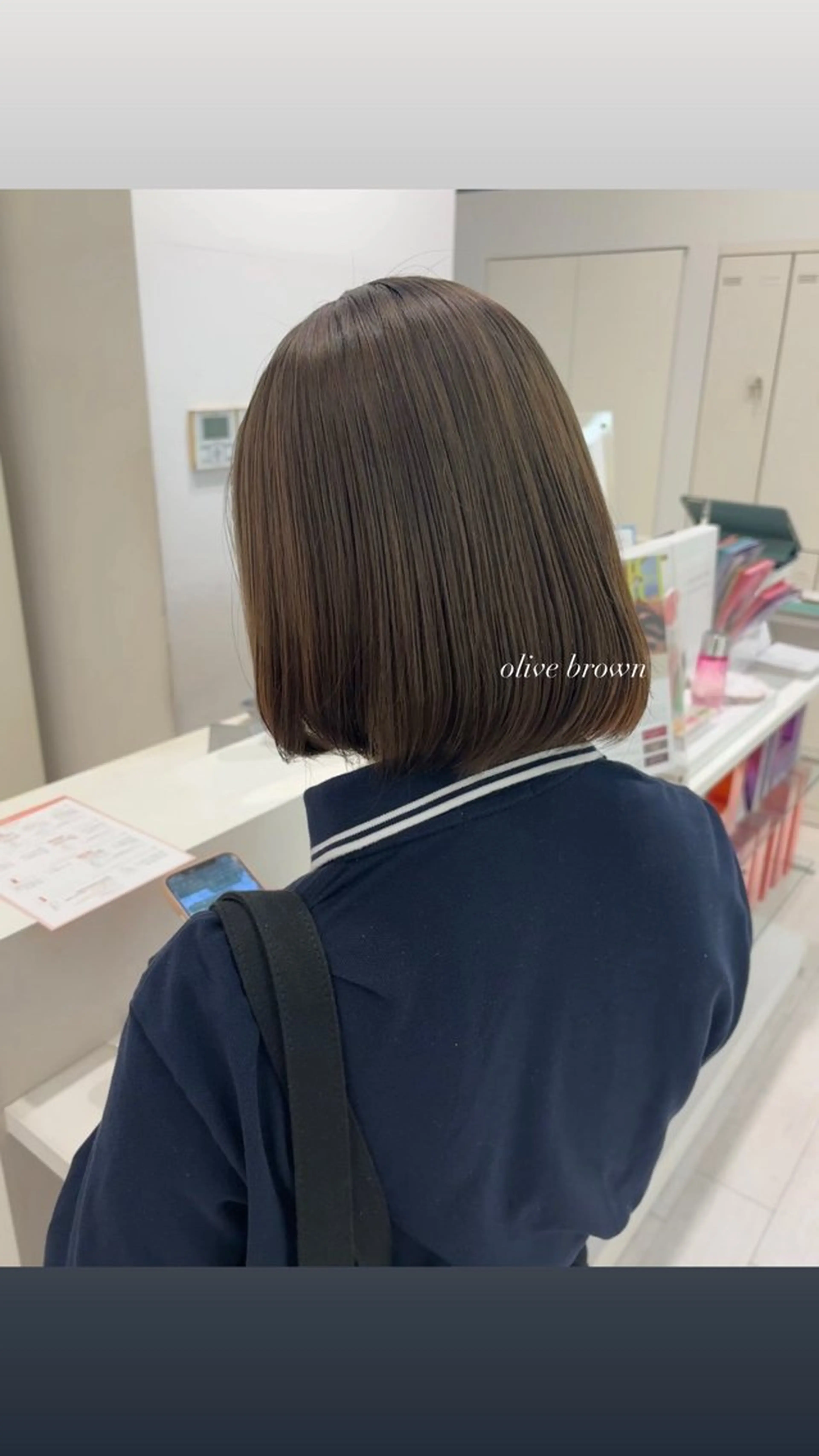 ミディアム ヘアカラー ParveMix 宮﨑 梨里のヘアスタイル