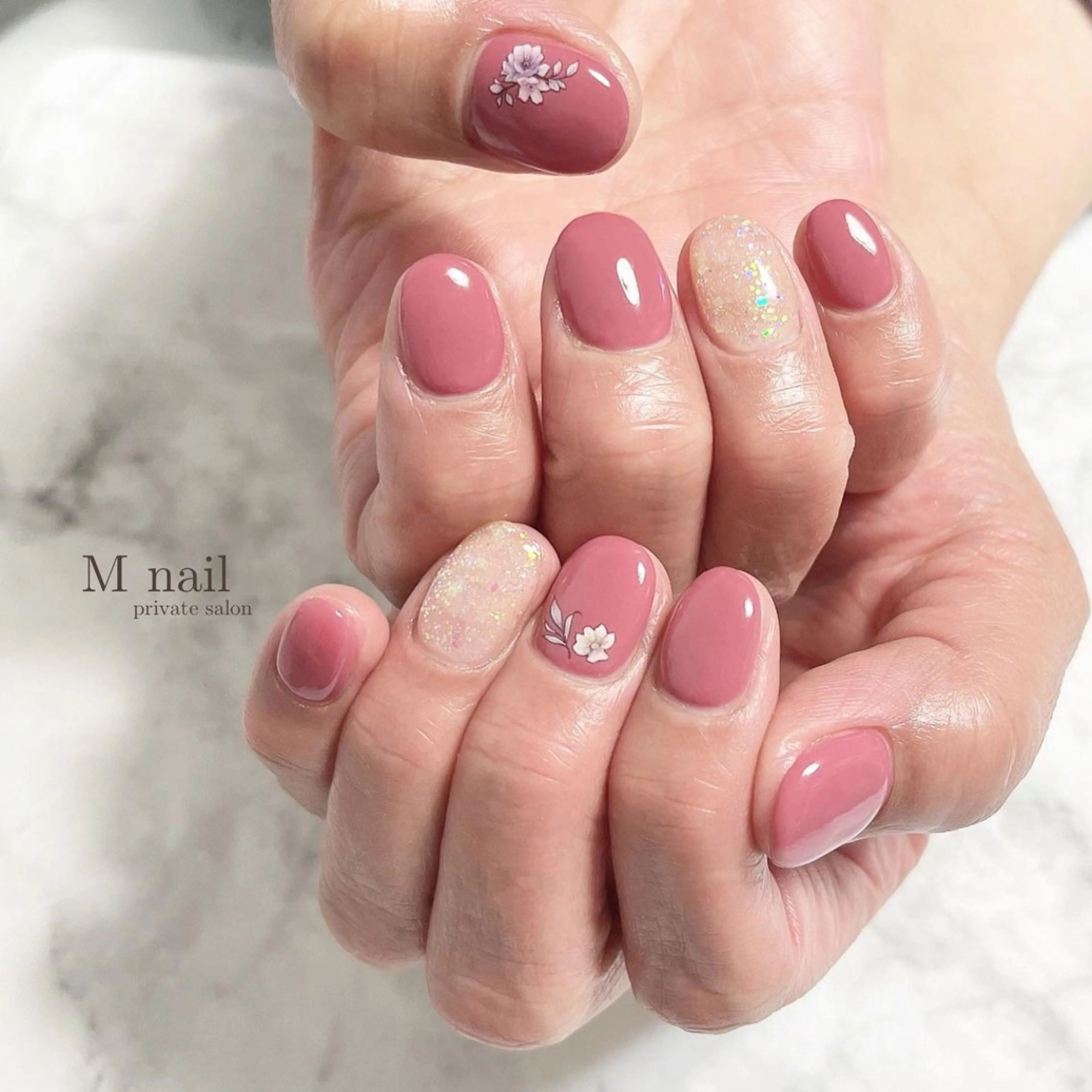 ネイル 春ネイル M nailのネイルデザイン
