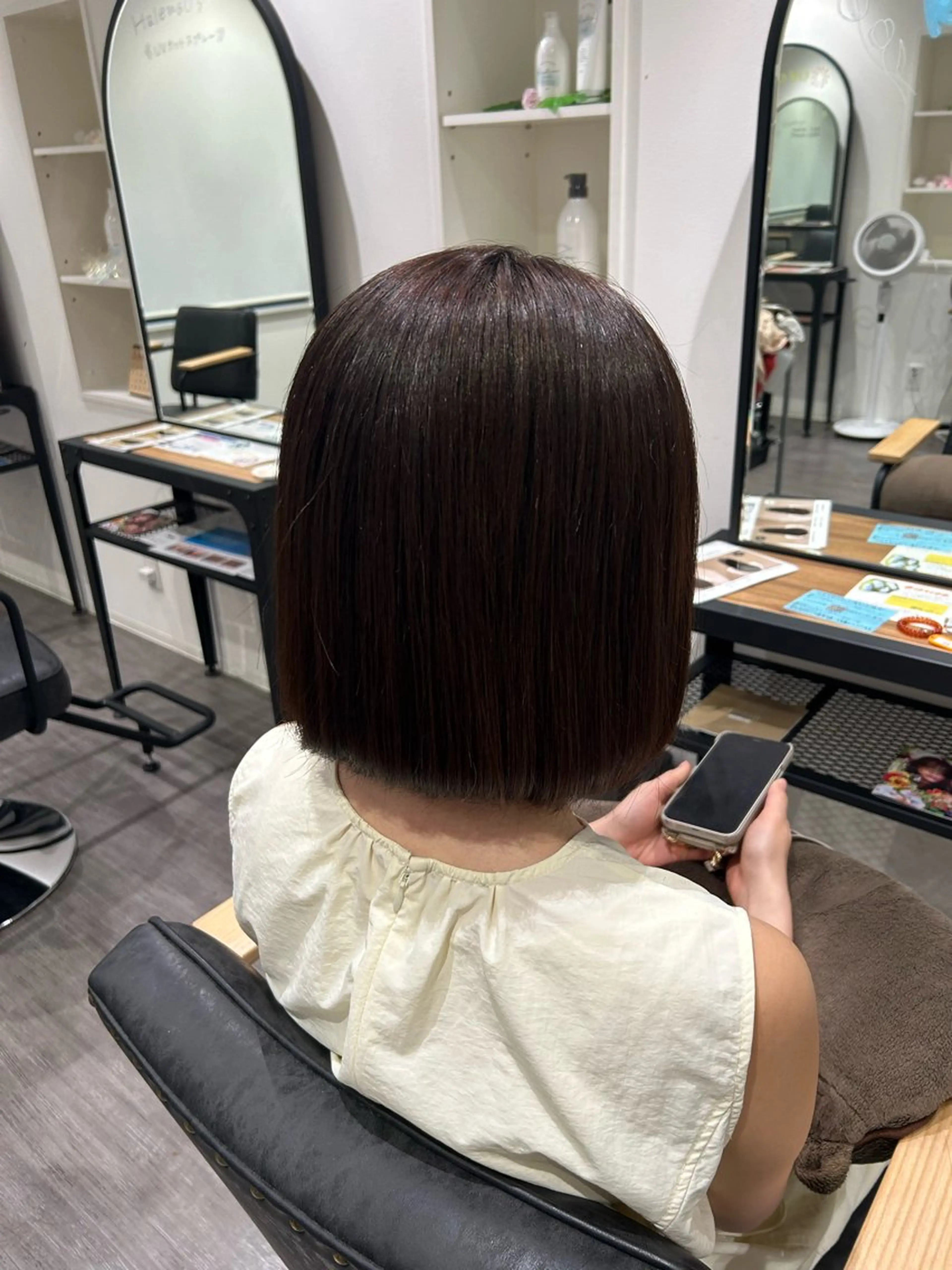 ショート ボブ 片平 帆香のヘアスタイル