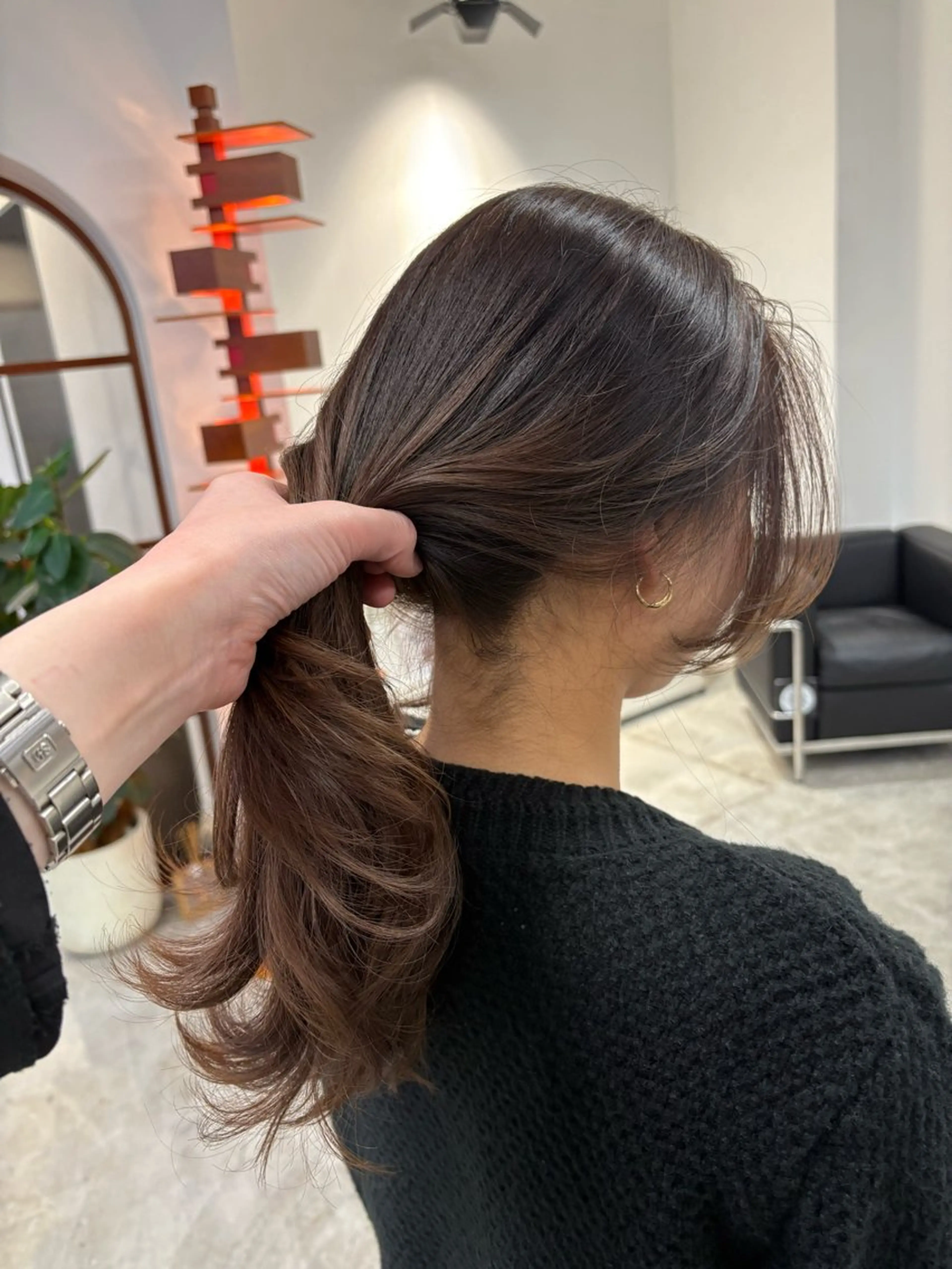 ロング レイヤーカット IWAINAGOYA所属・金子 賢人のヘアスタイル