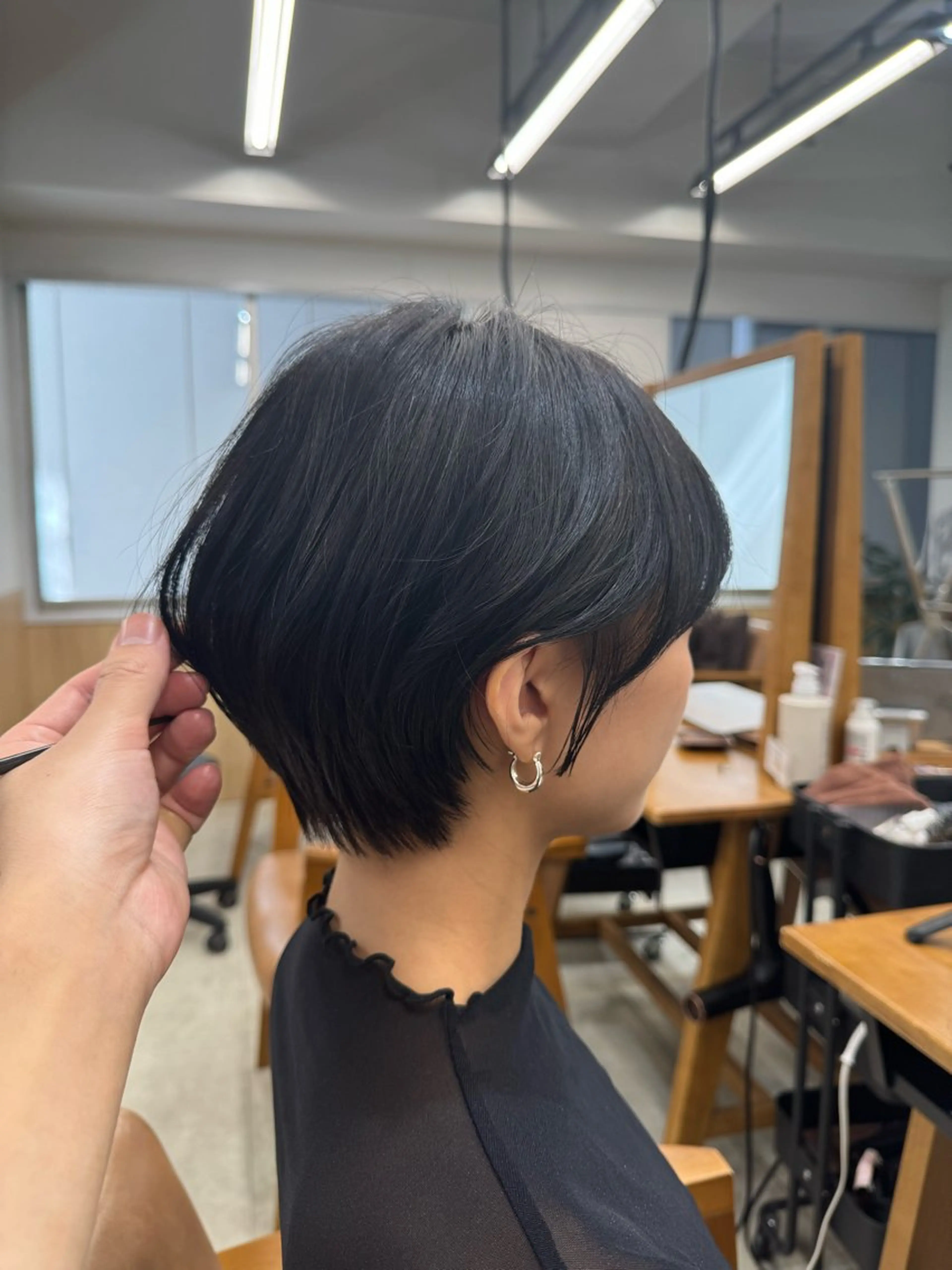 ショート カラー カット トリートメント 似合わせのプロ🌿 ショート/銀座/れんのヘアスタイル