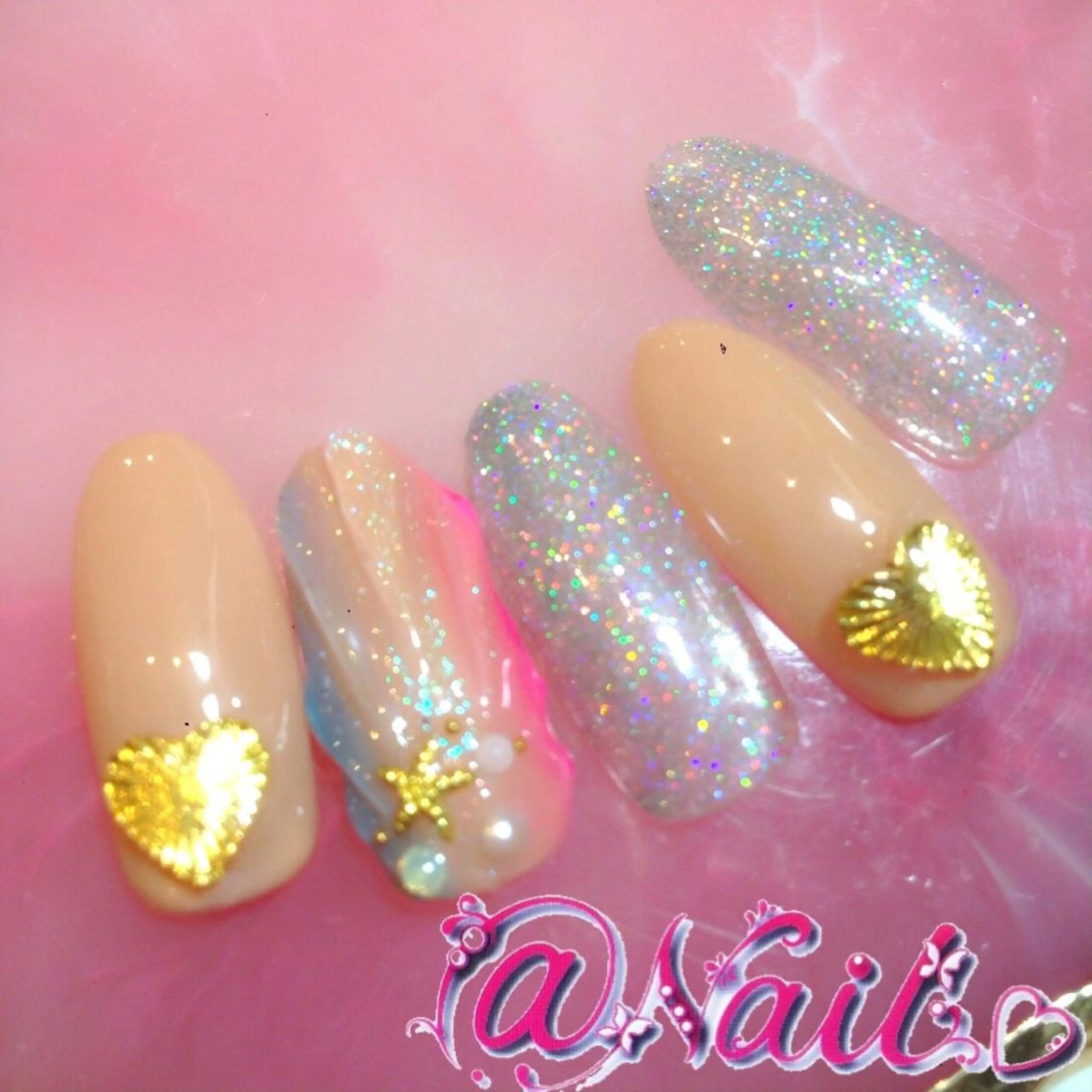 ネイル ネイルチップ 小尾 栞のネイルデザイン