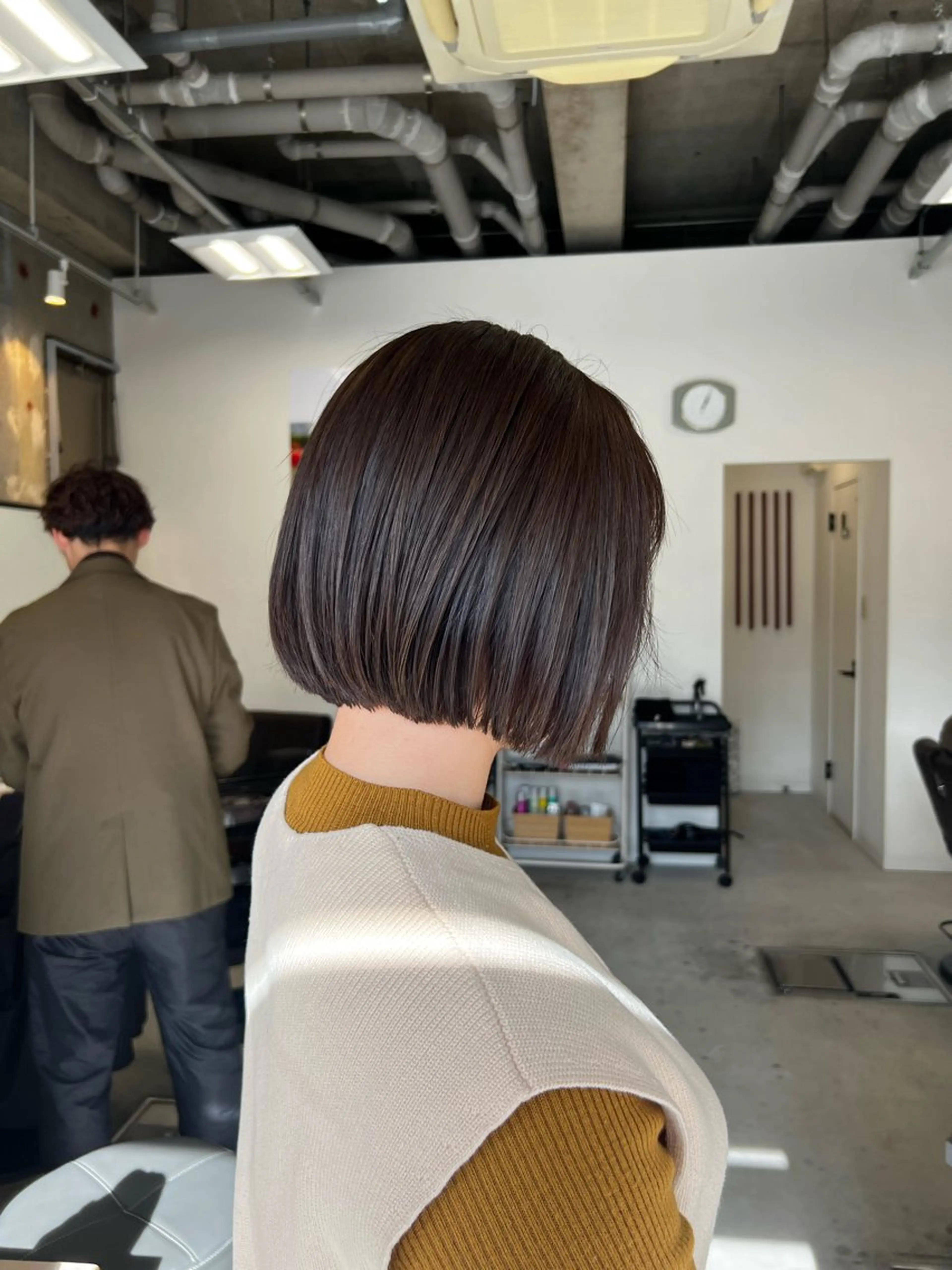 ショート カット ヘアカラー トリートメント 椎葉 みはるのヘアスタイル