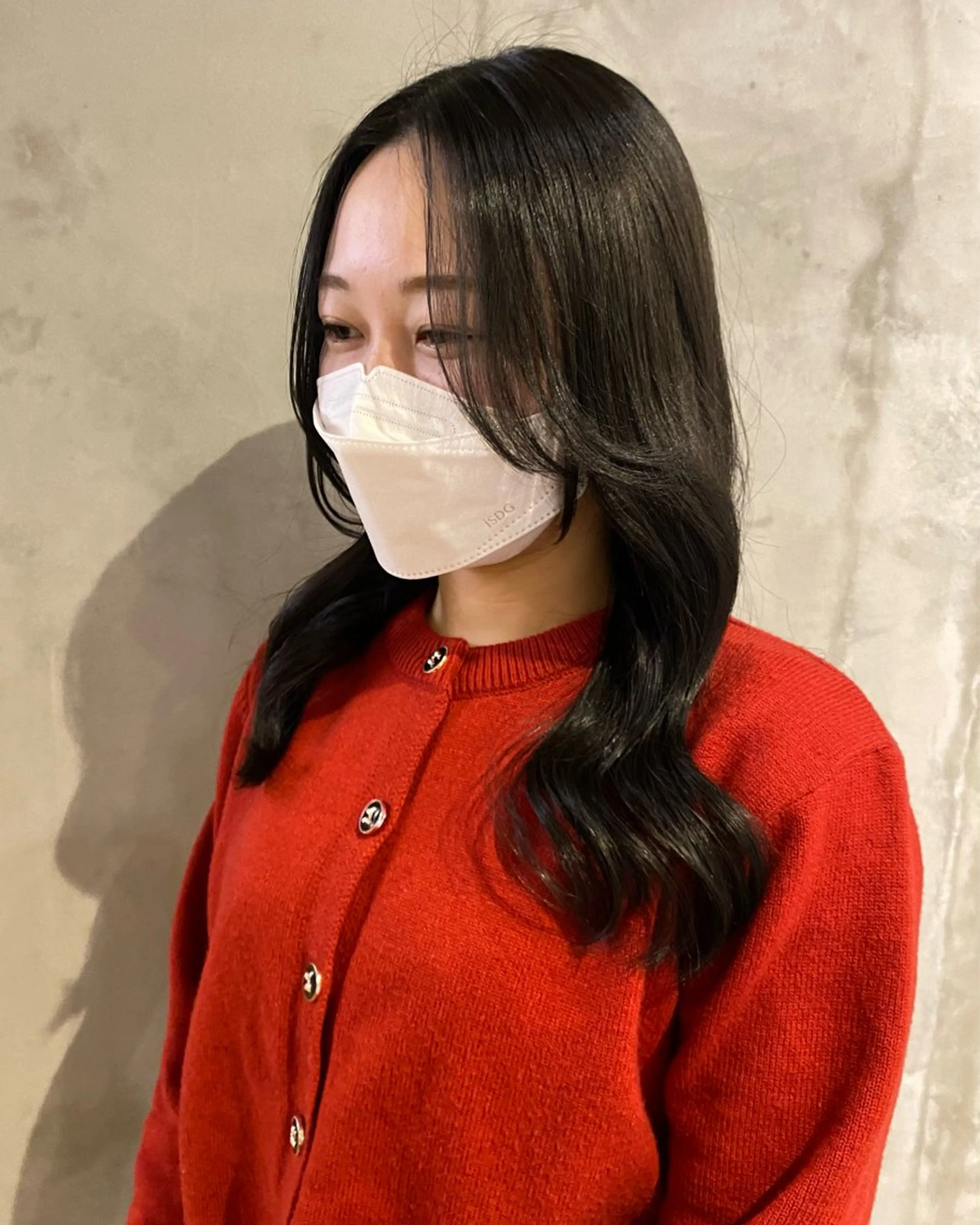 セミロング 韓国風ヘア レイヤーカット カット ヘアカラー トリートメント レイヤー特化🪽 yuka【高円寺】のヘアスタイル