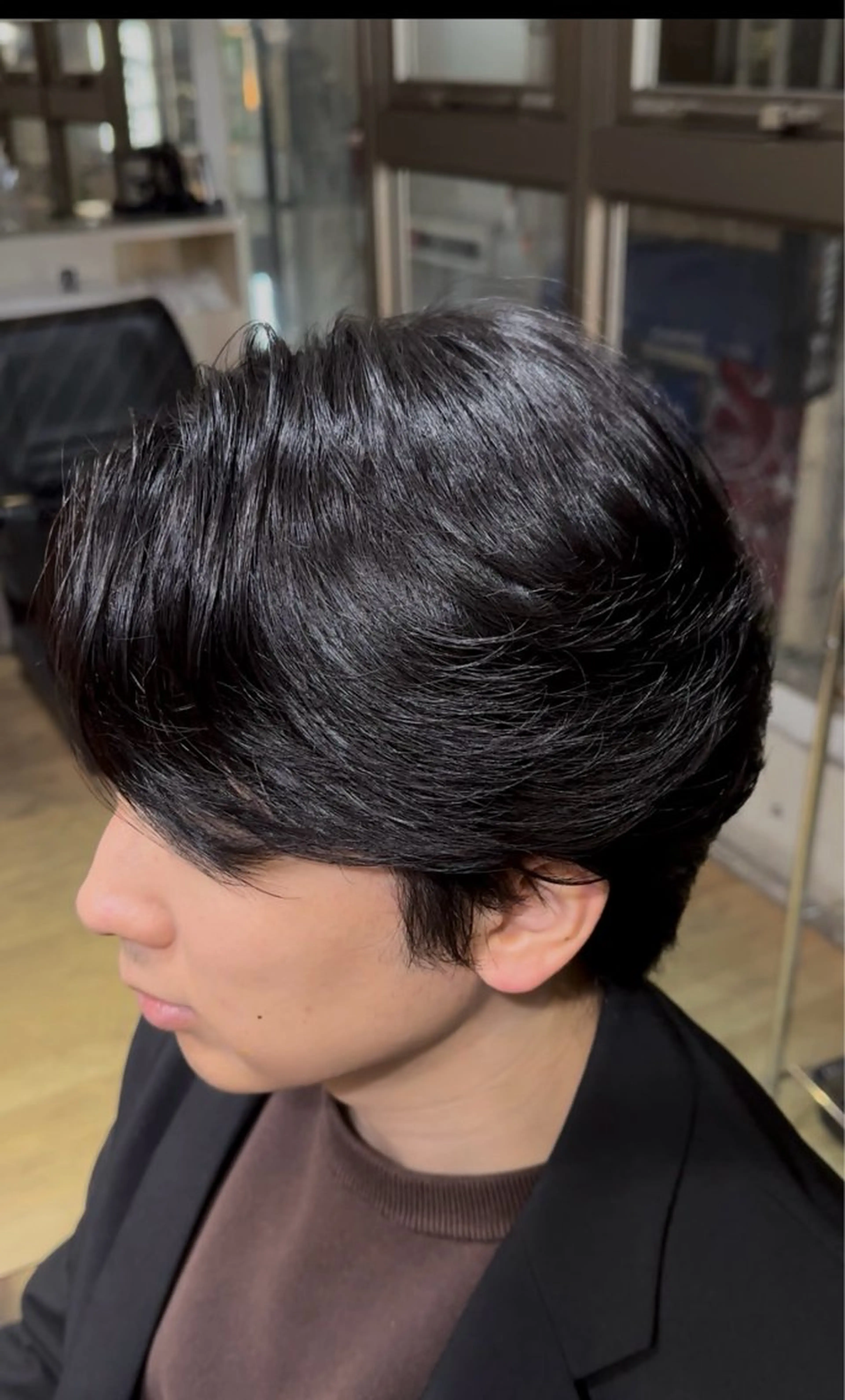 メンズ 縮毛矯正 永野川 諒のヘアスタイル