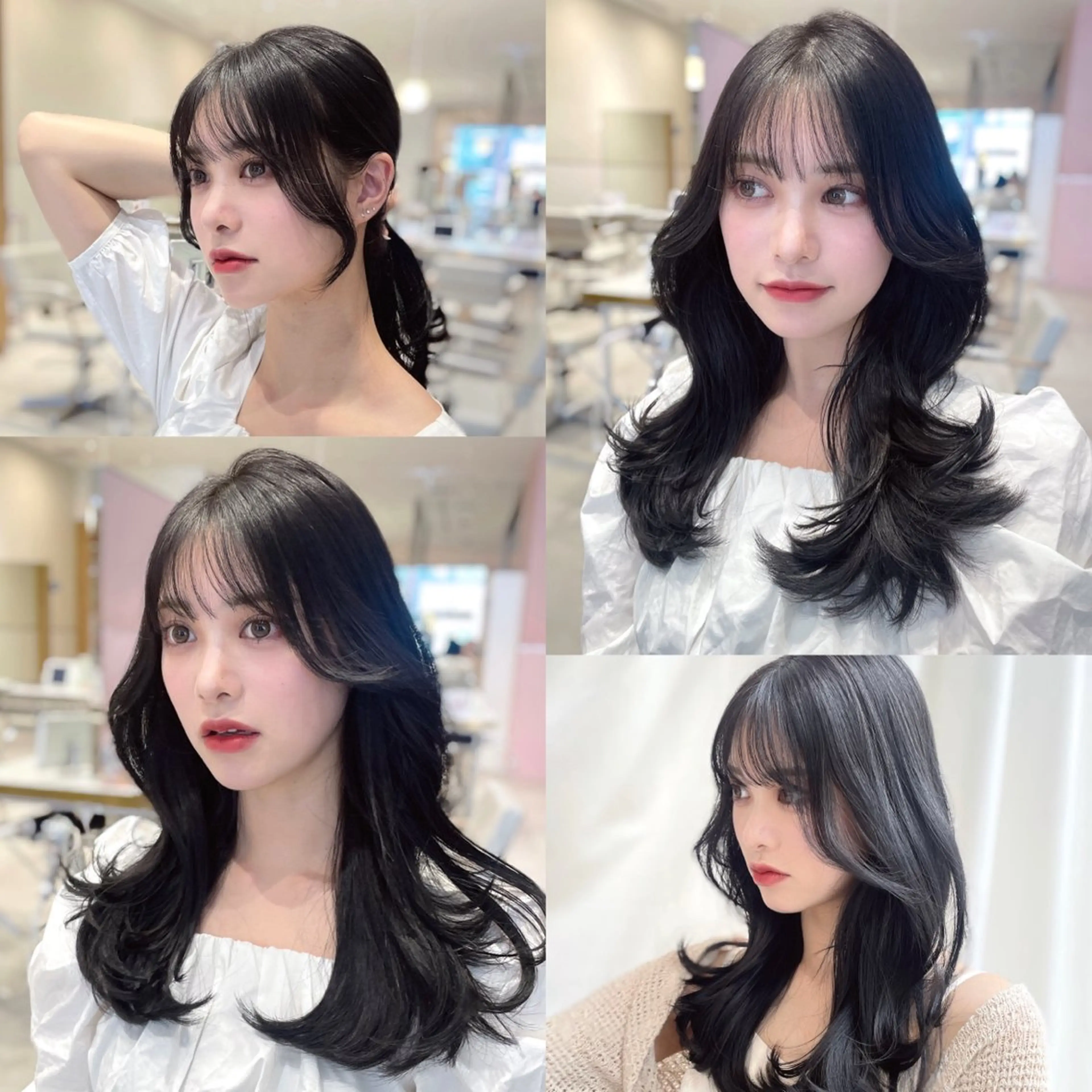 ロング カラー ヘアアレンジ 🤎小顔レイヤー /ベージュ🤎友香のヘアスタイル
