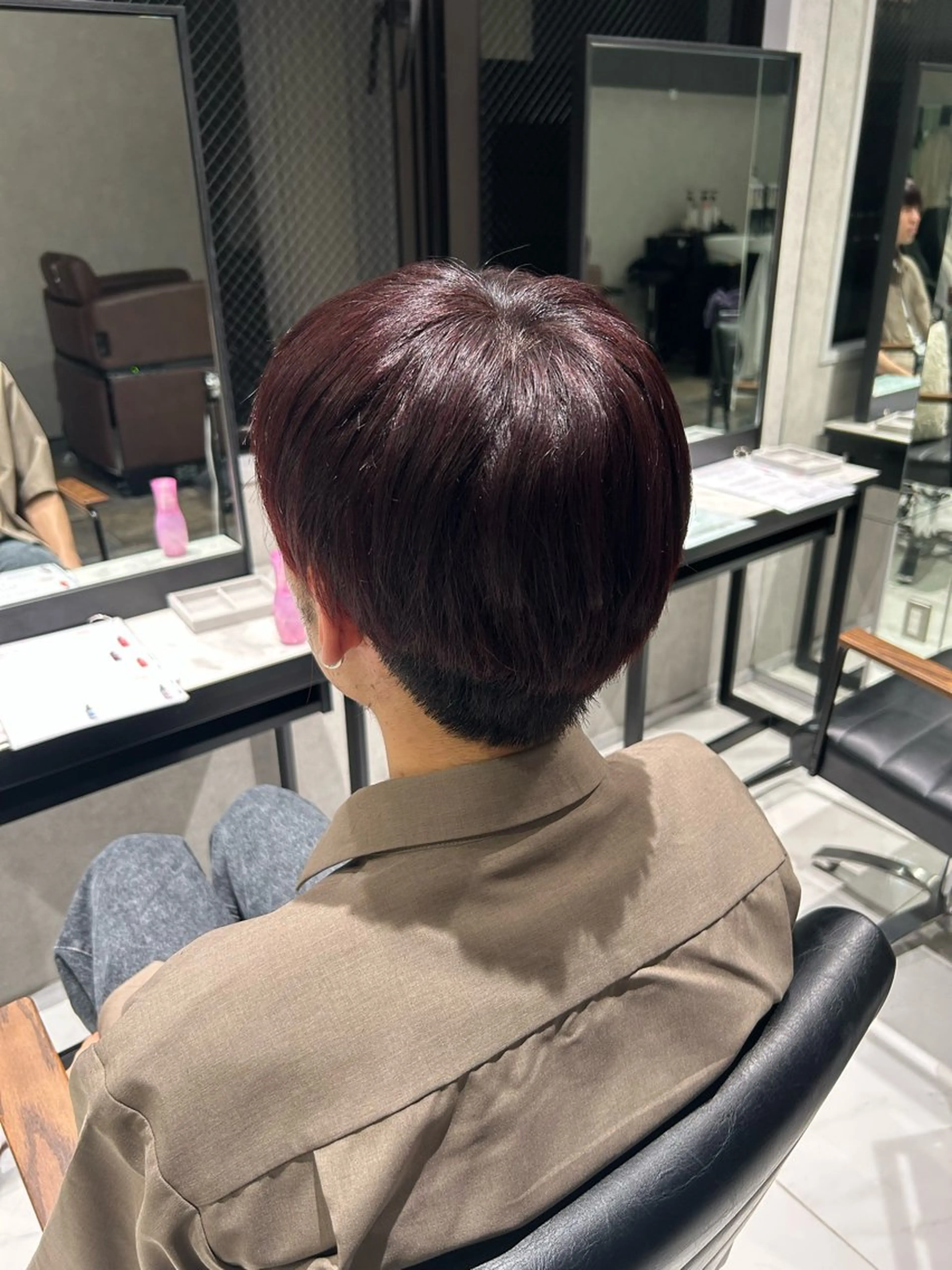 メンズ カット トレンド甘めガーリー Mizuki☁️🫧のヘアスタイル