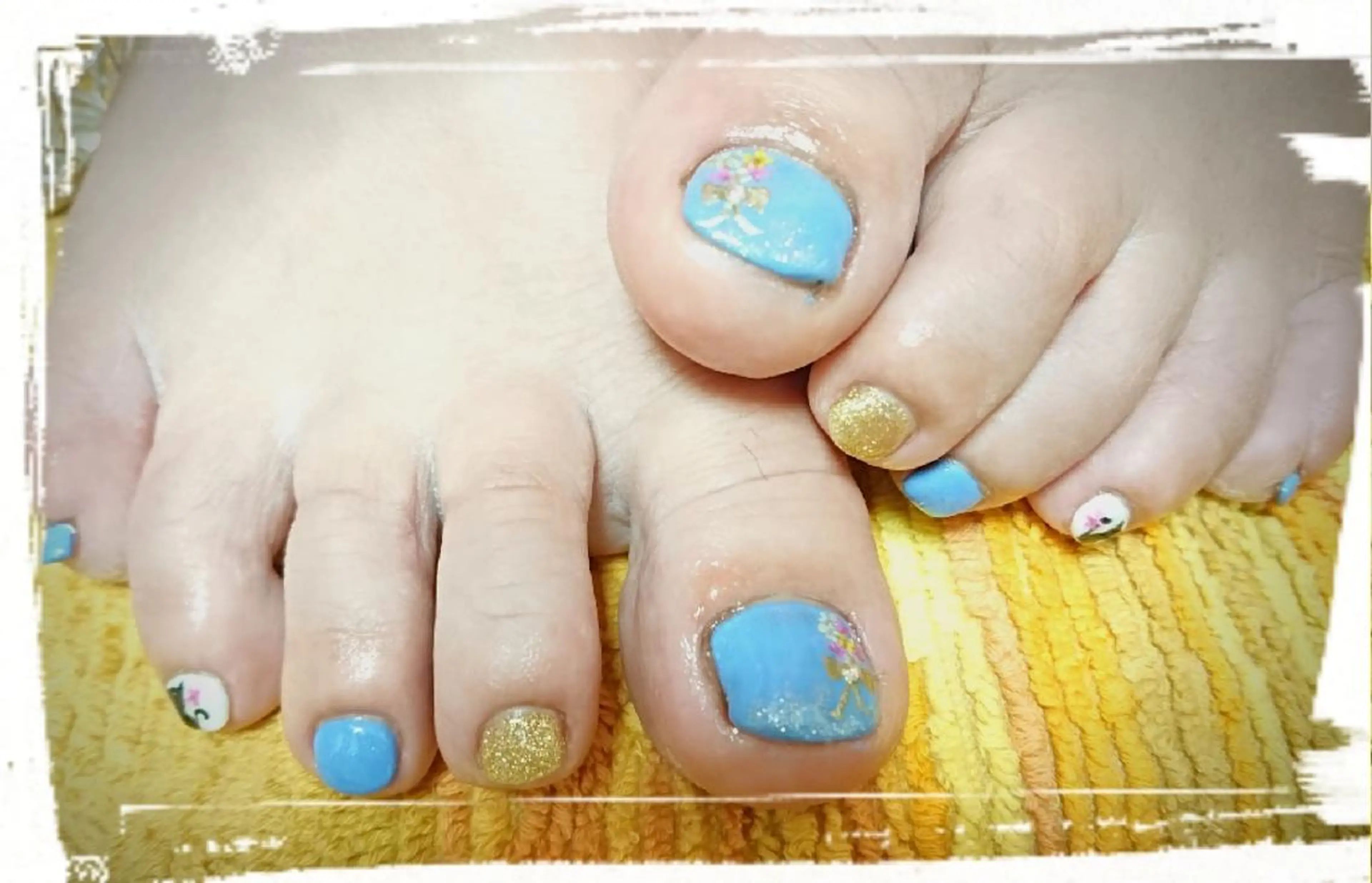 ネイル フットネイル 春ネイル 林 珠里のネイルデザイン