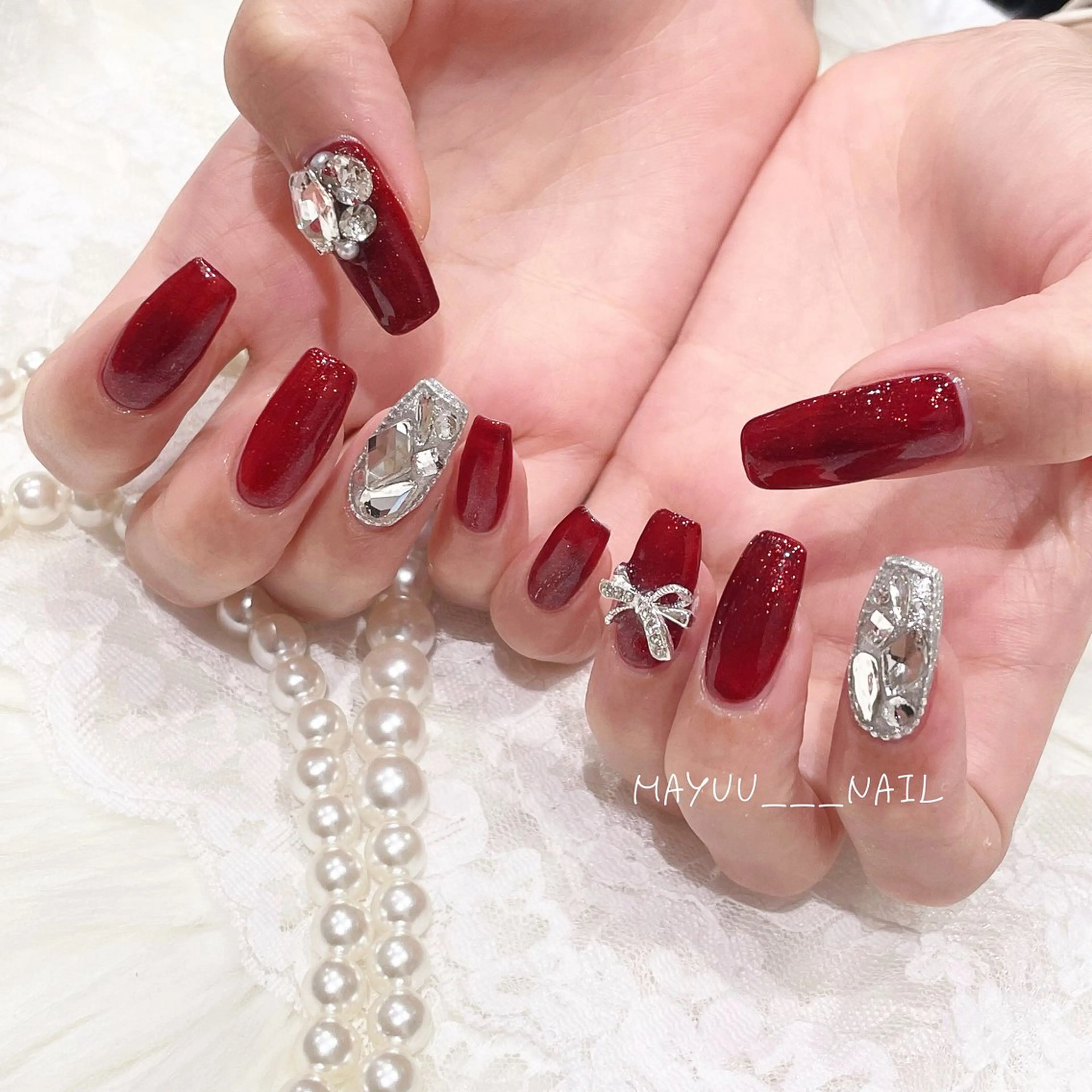 ネイル 🎀 Mayu 🎀痛ネイルのネイルデザイン