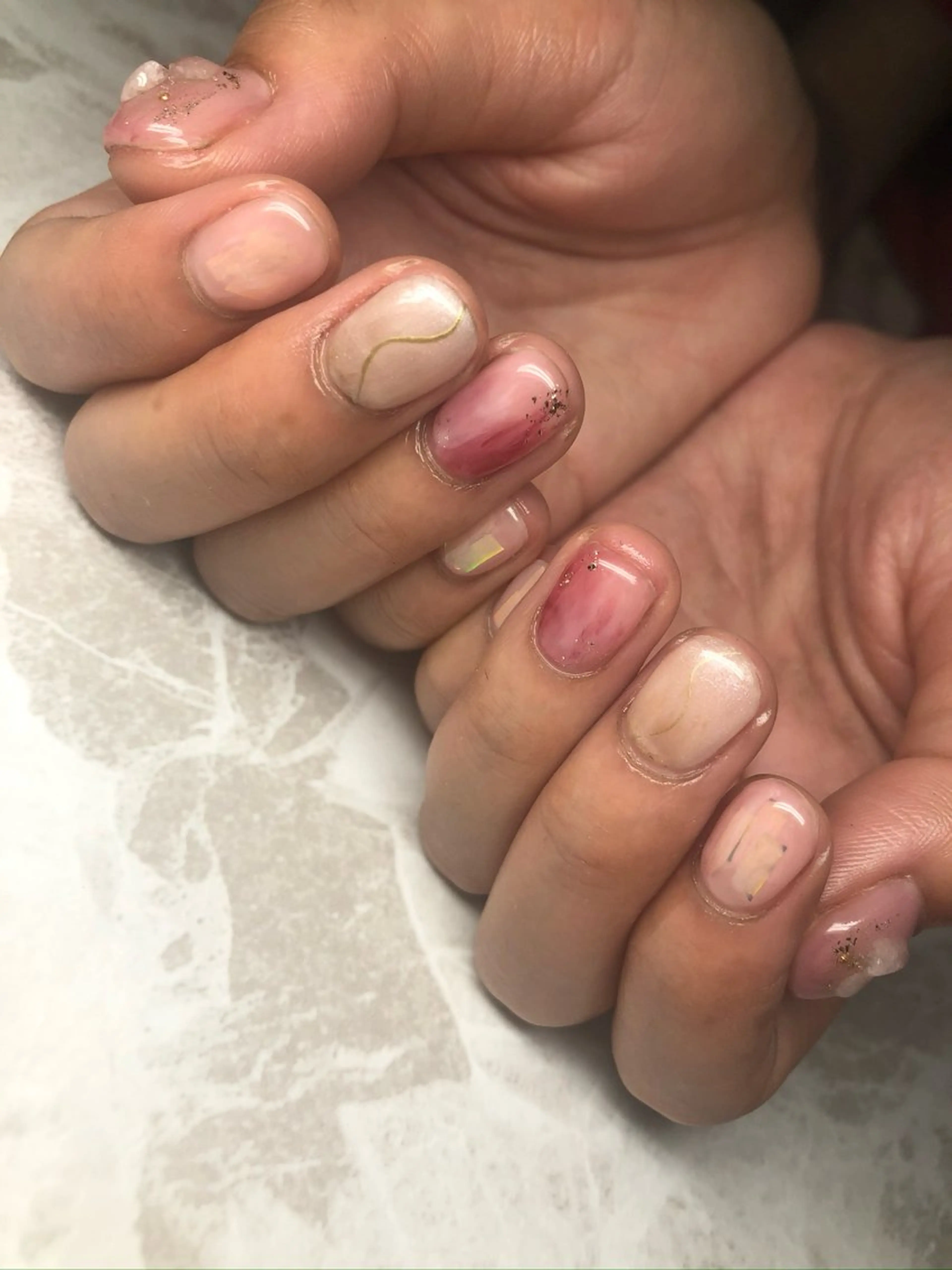 【ジェルオフあり】　定額デザインネイルの写真