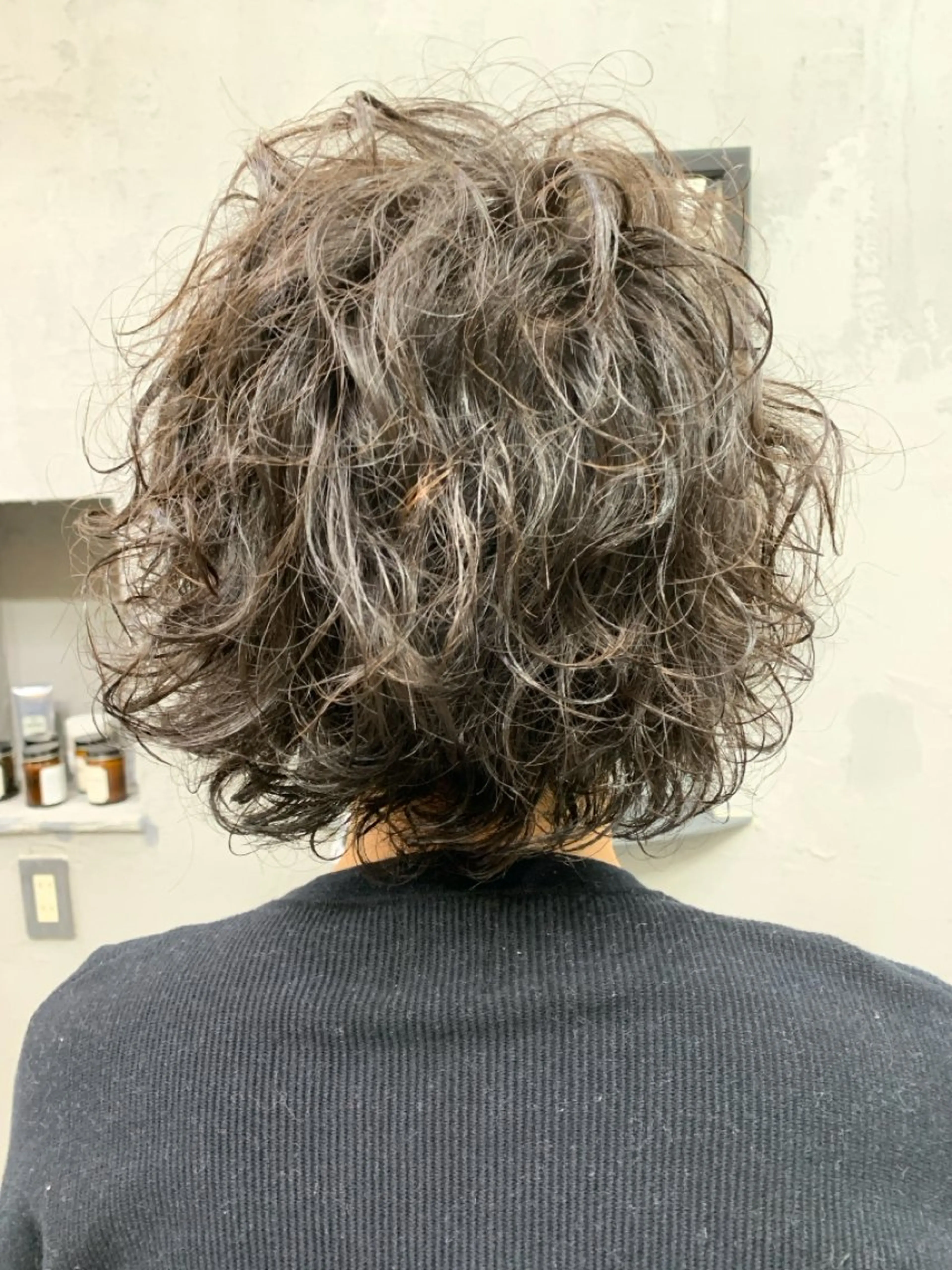 ミディアム カット パーマ トリートメント ショートカット fropeのヘアスタイル