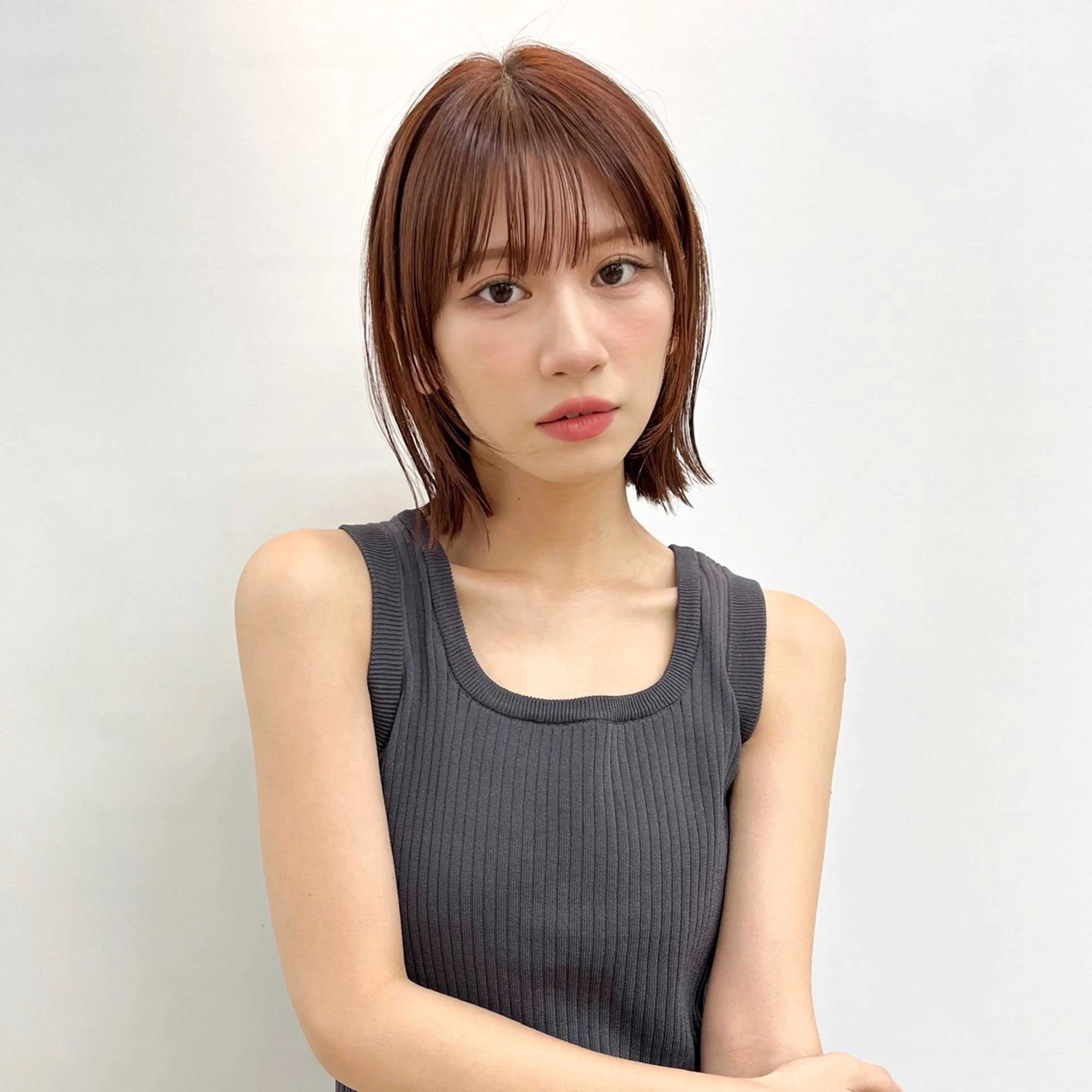 ミディアム TOKYO BABE所属・アイブロウモデル 募集中🍒/北爪まゆのヘアスタイル